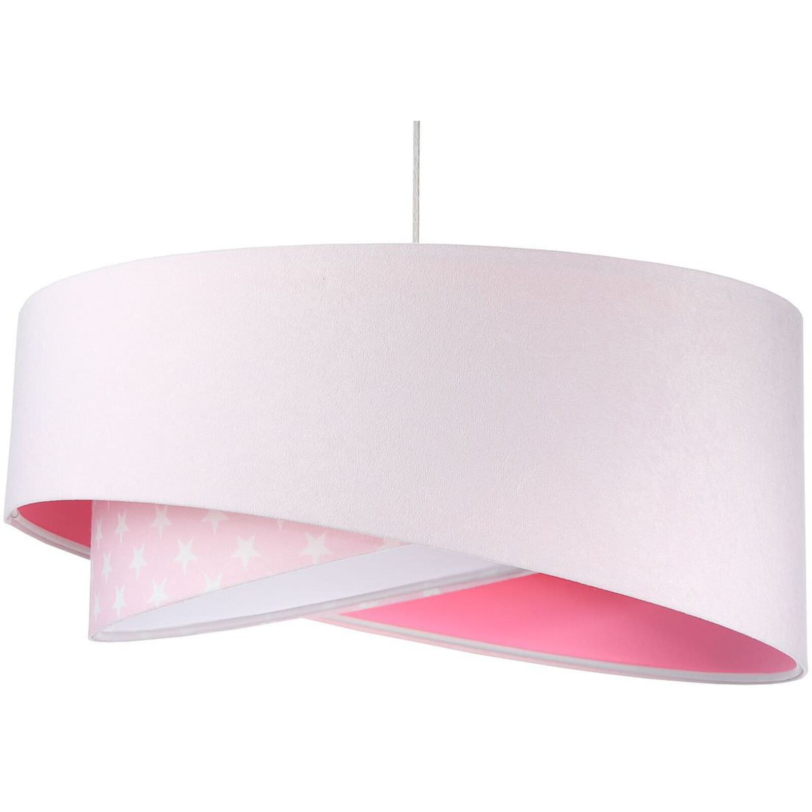 Suspension Tissu Rose 50x50x105 cm