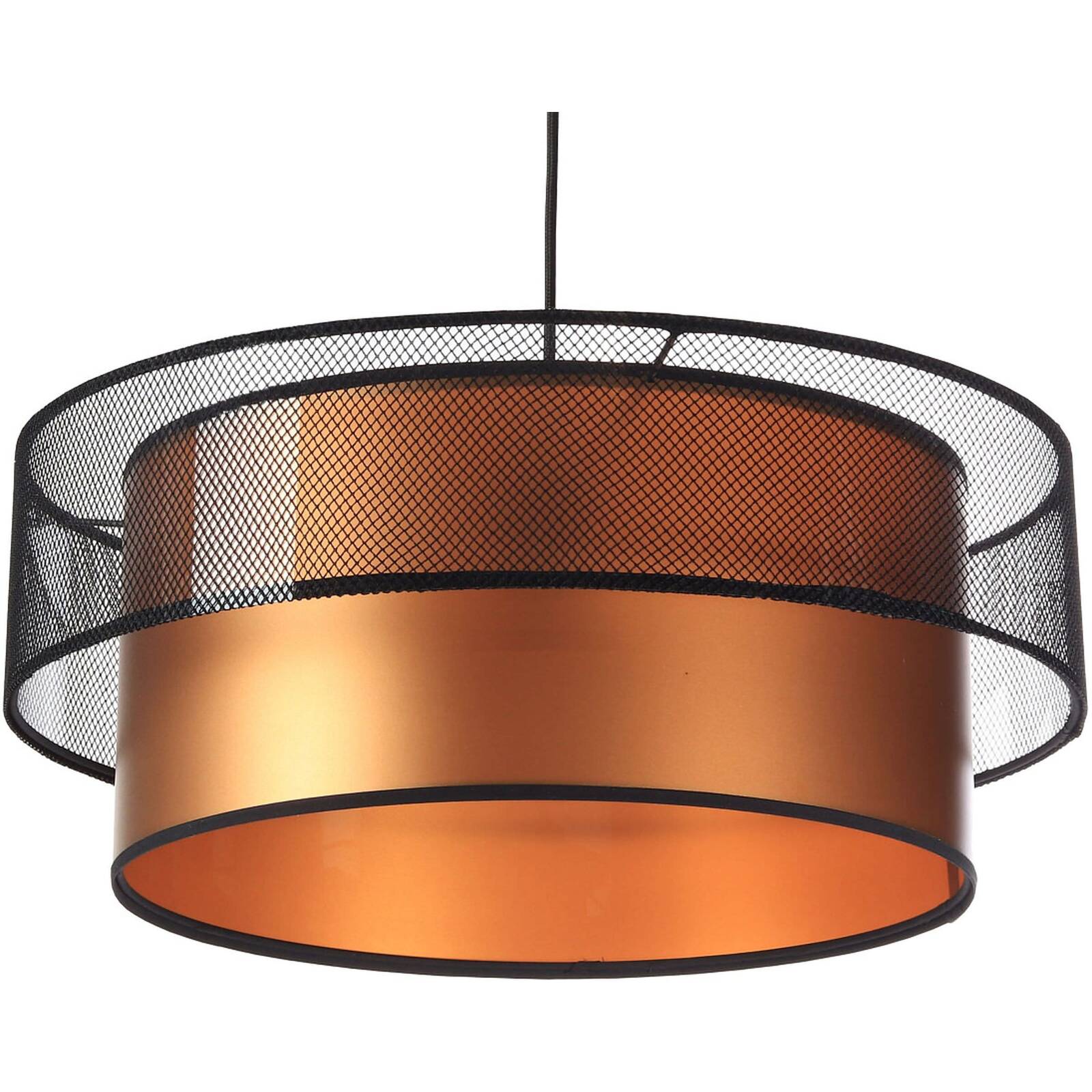 Suspension Tissu Cuivre
