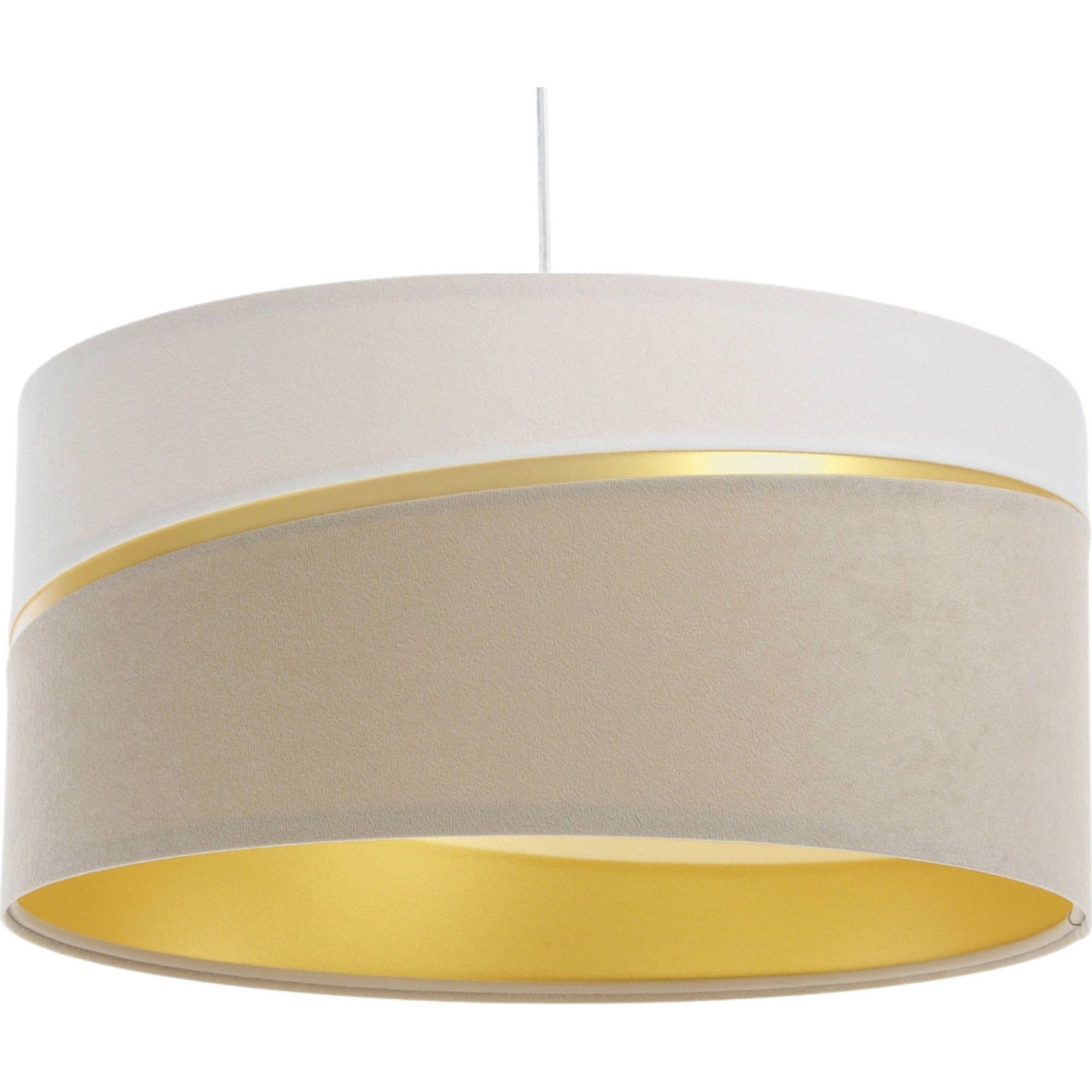 Suspension Tissu Beige