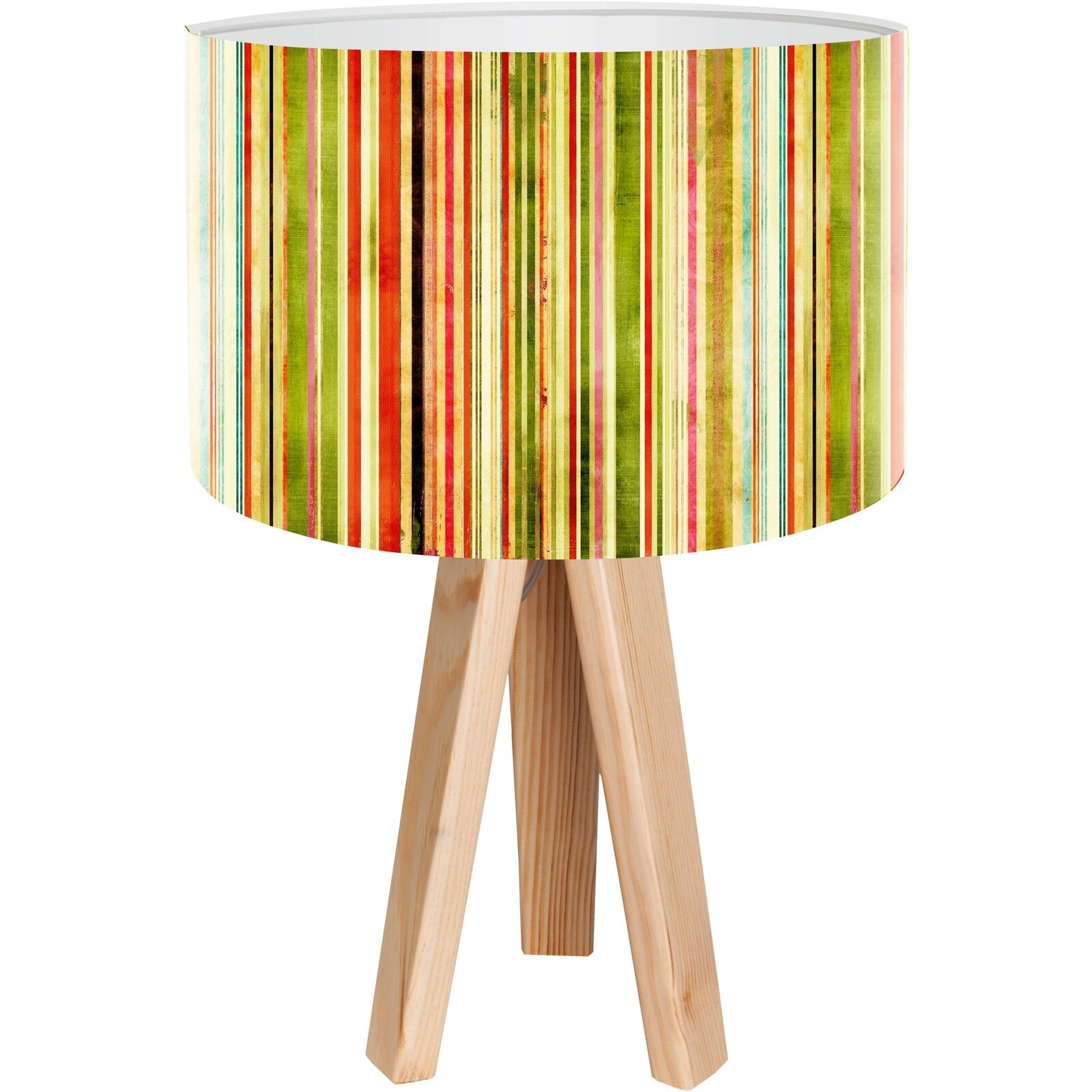 lampe de chevet bois multicolore 30x30x45 cm