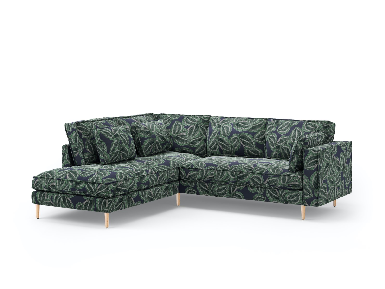 Canapé d'angle 5 places Tissu Design Promotion