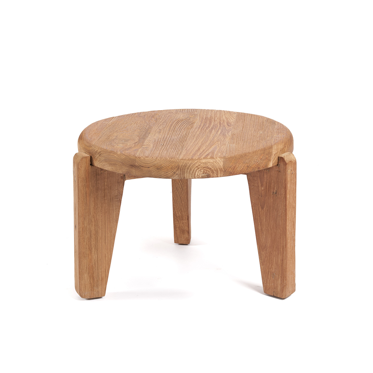 Table basse en imitation bois recyclé 50×50