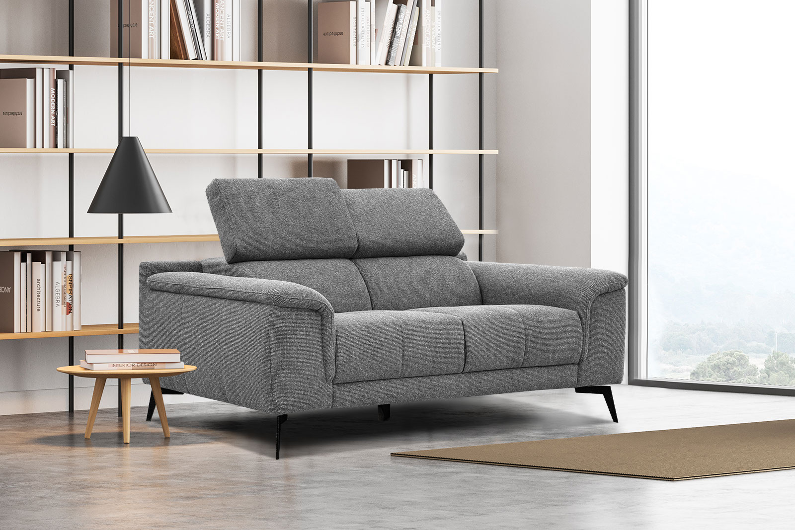 Fiero - Canapé relax Gris - Vue supplémentaire 2