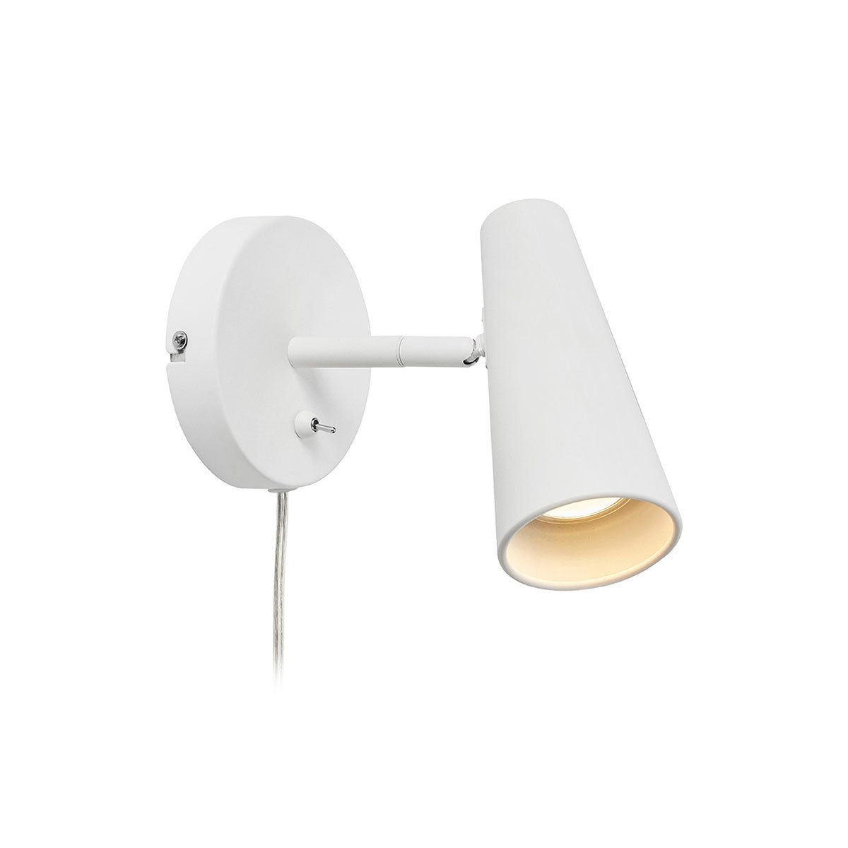 Applique murale orientable en métal blanc Crest Markslojd