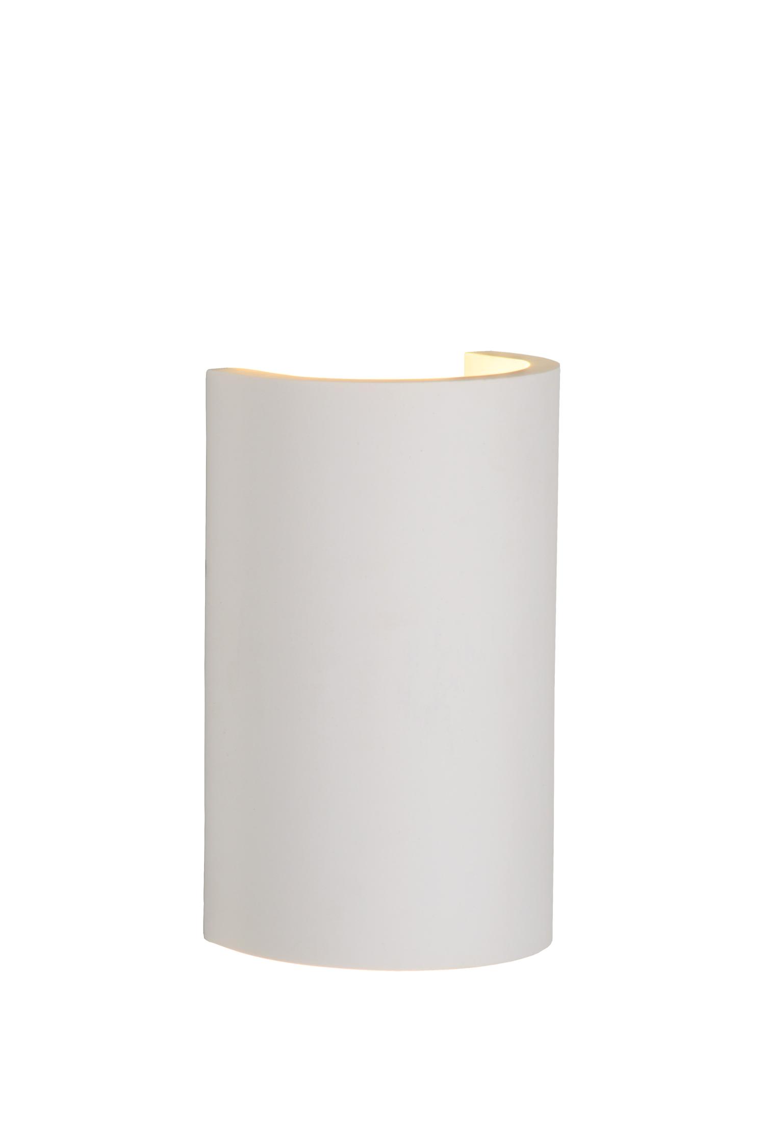 Applique plâtre h18cm blanc