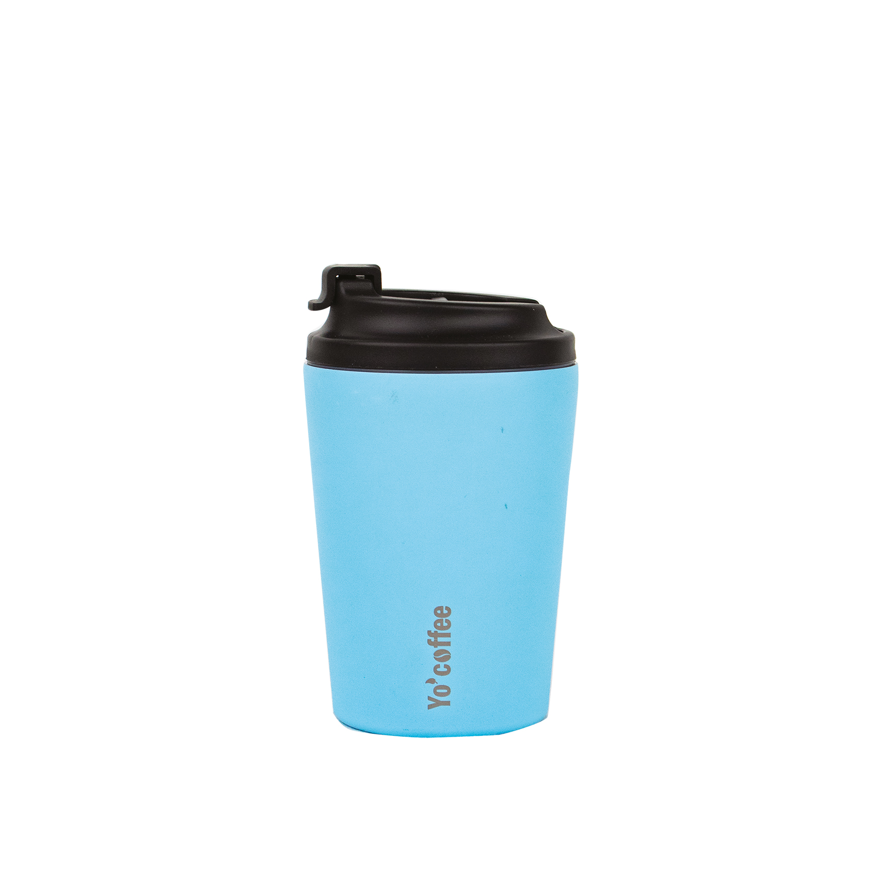 mug isotherme 350 ml - bleu - yo'coffee