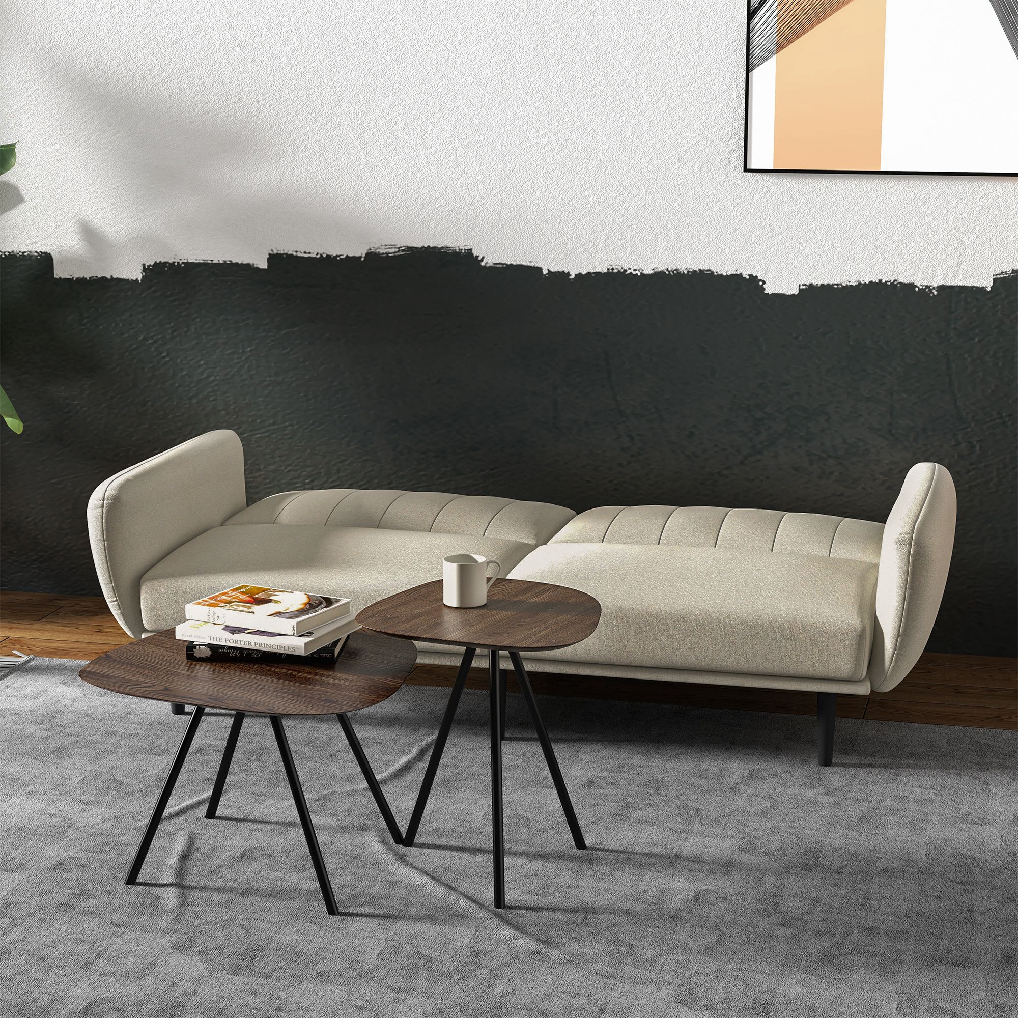 Canapé convertible Beige - Vue supplémentaire 2