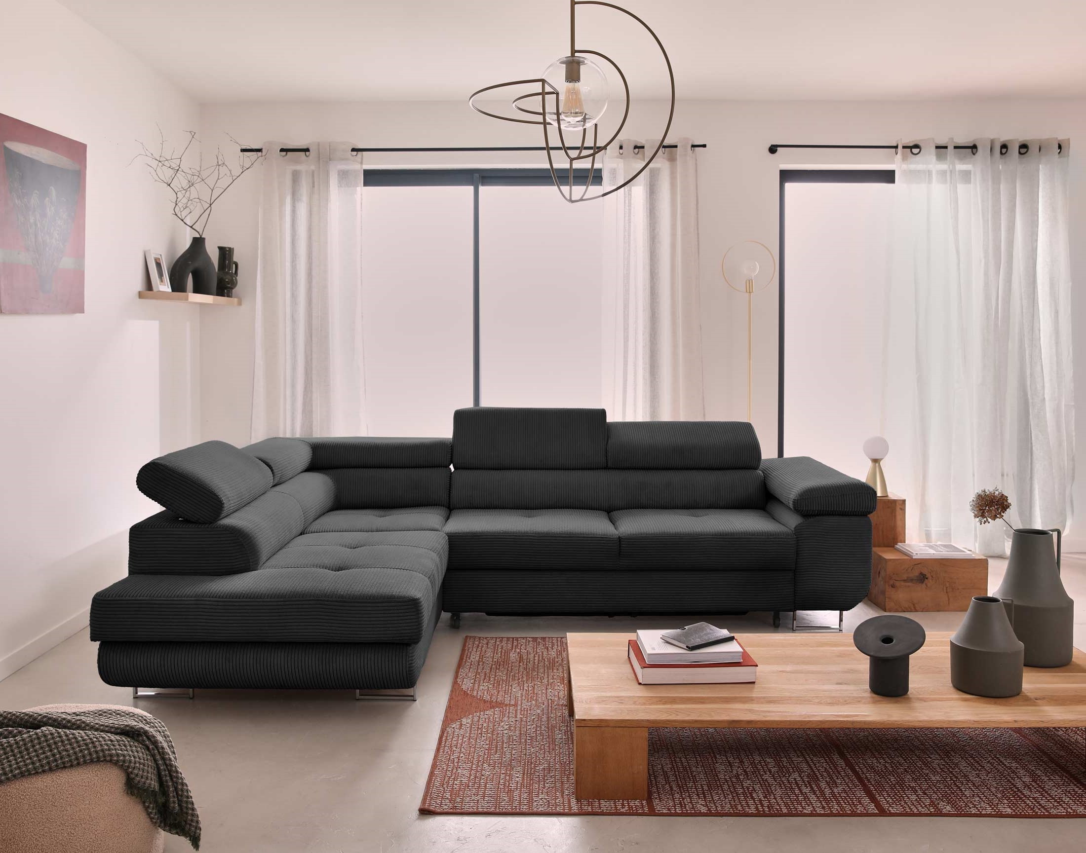 Produit similaire: zaria - Canapé relax convertible Gris