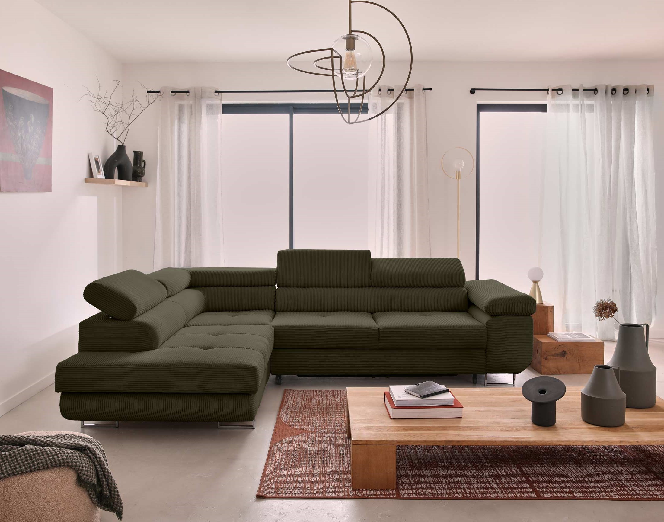 Produit similaire: zaria - Canapé relax convertible Vert