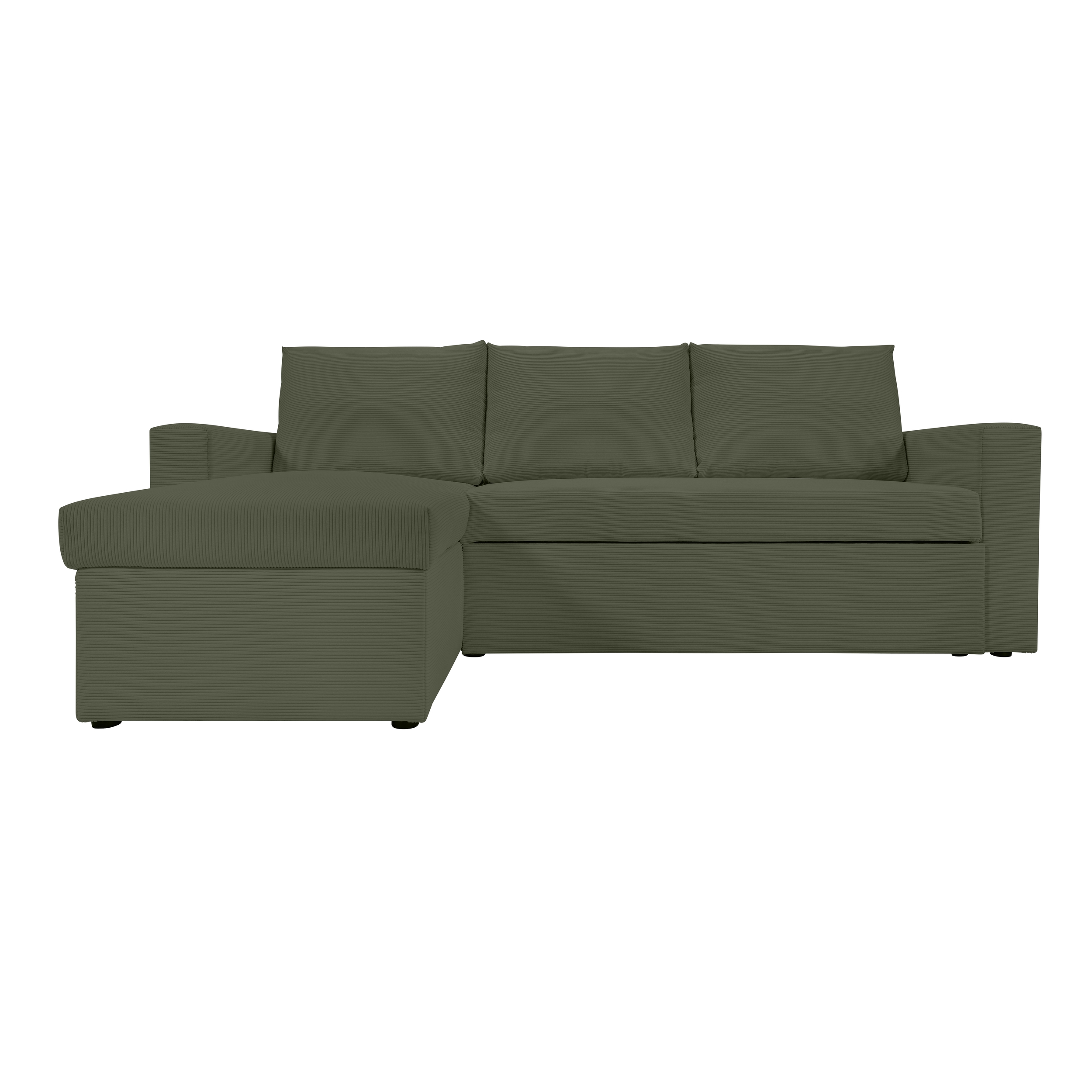 Canapé d'angle 4 places Velours Design Confort Promotion