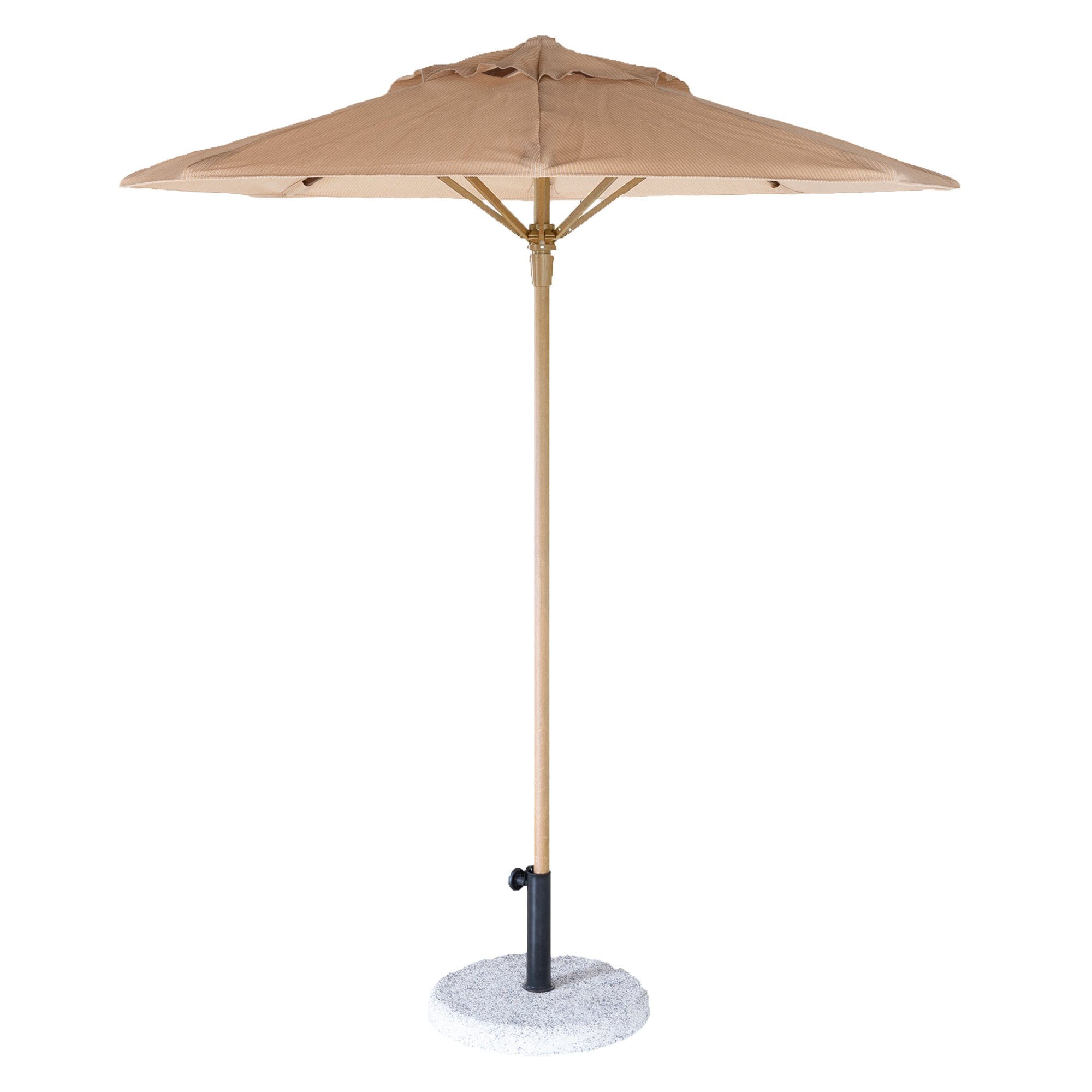 Parasol rond 2m effet raphia