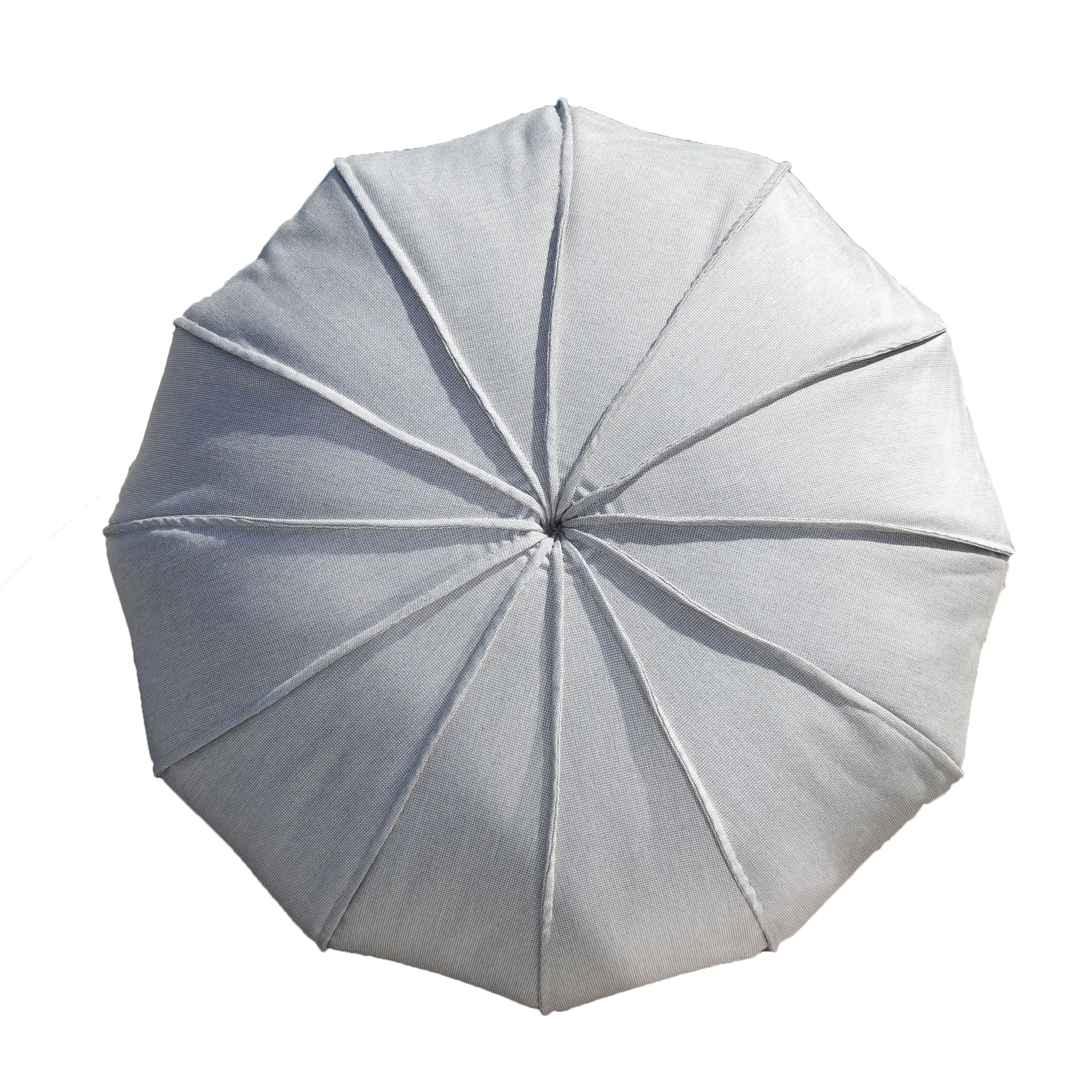 Pouf oursin extérieur flottant gris taupe