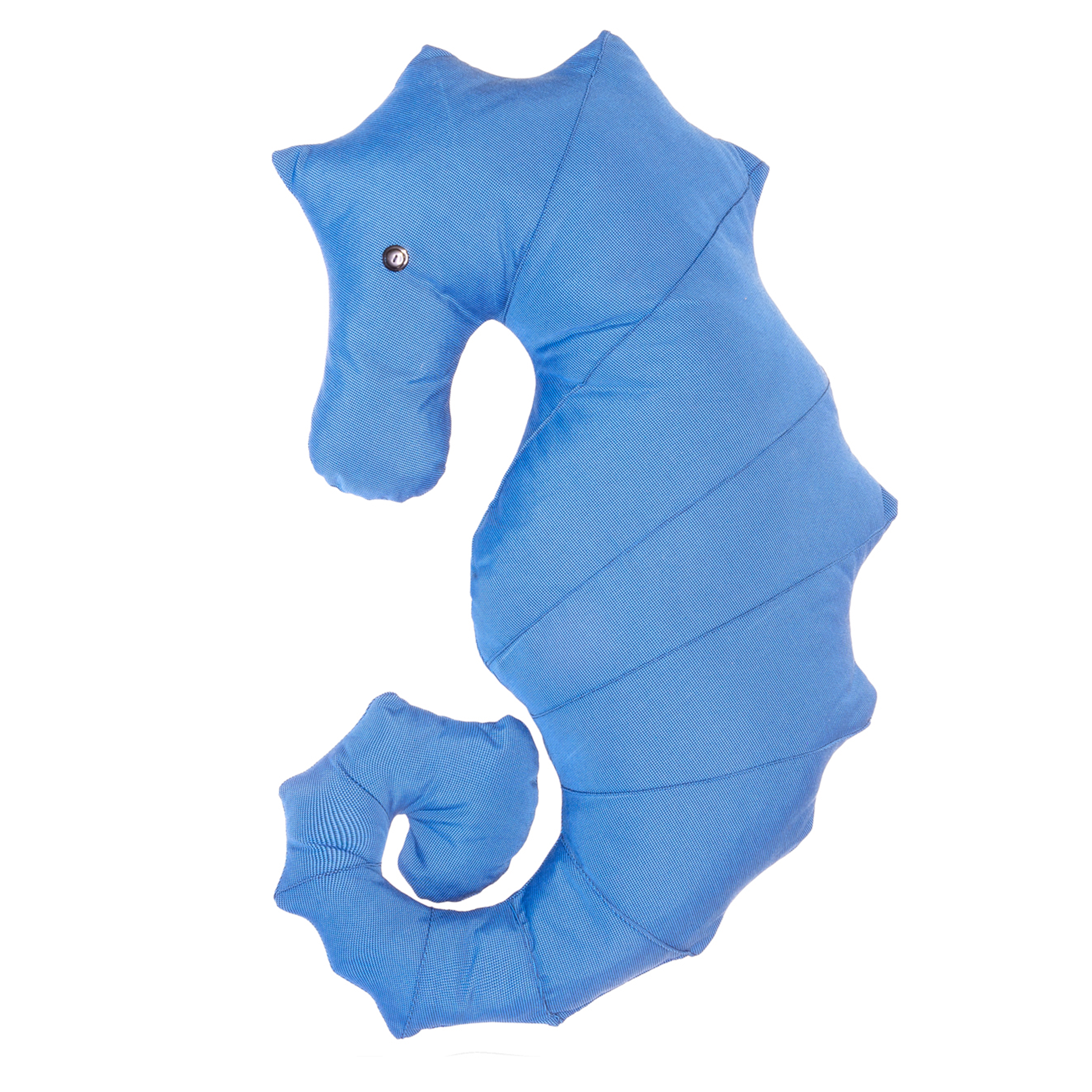 Coussin extérieur hippocampe bleu marine