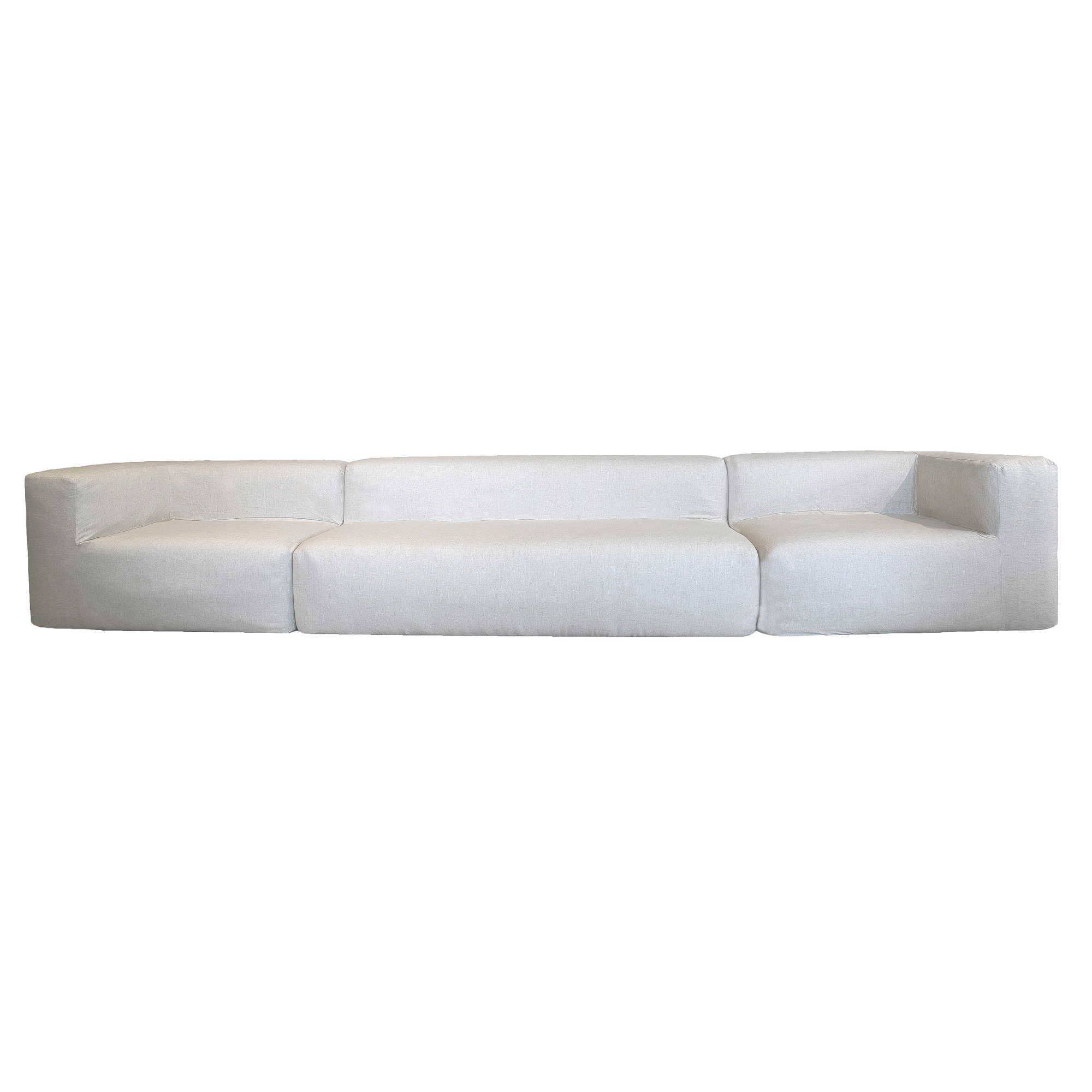 Canapé modulable 6 places Tissu Luxe Contemporain Confort