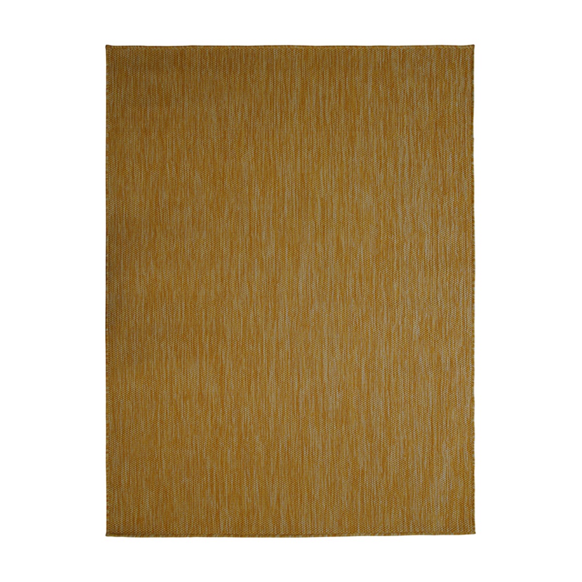 Tapis intérieur-extérieur aspect jute jaune 133x170