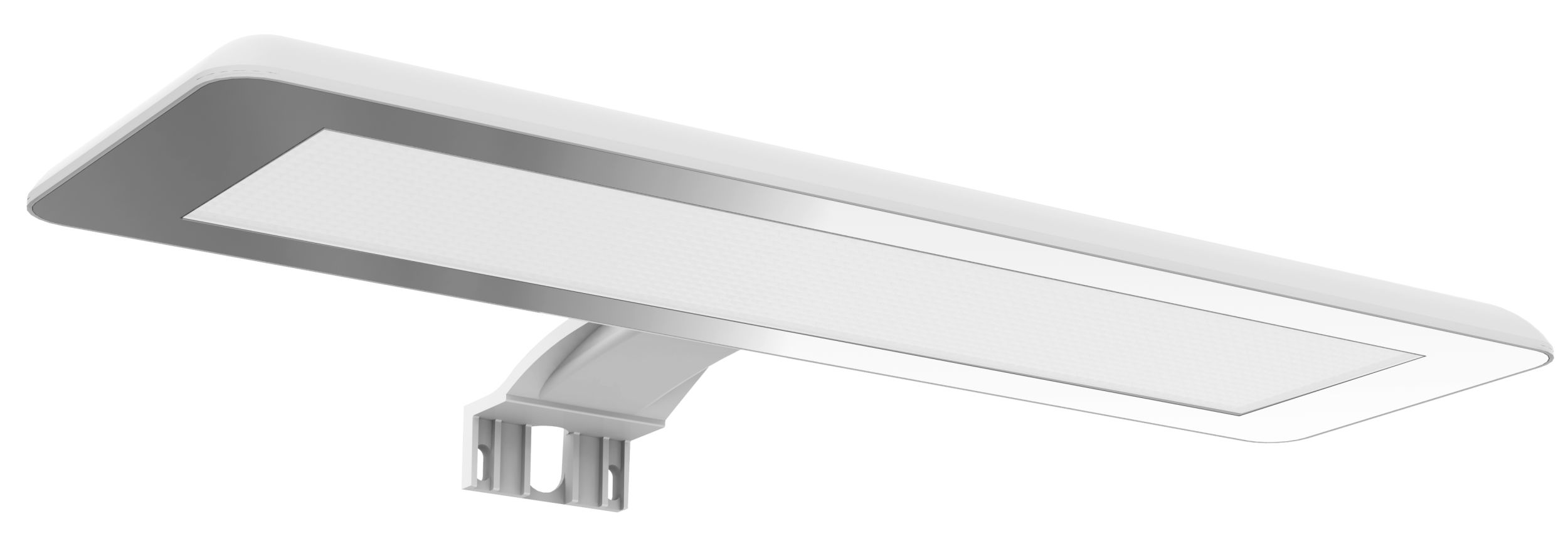 applique salle de bain  plastique blanc mat