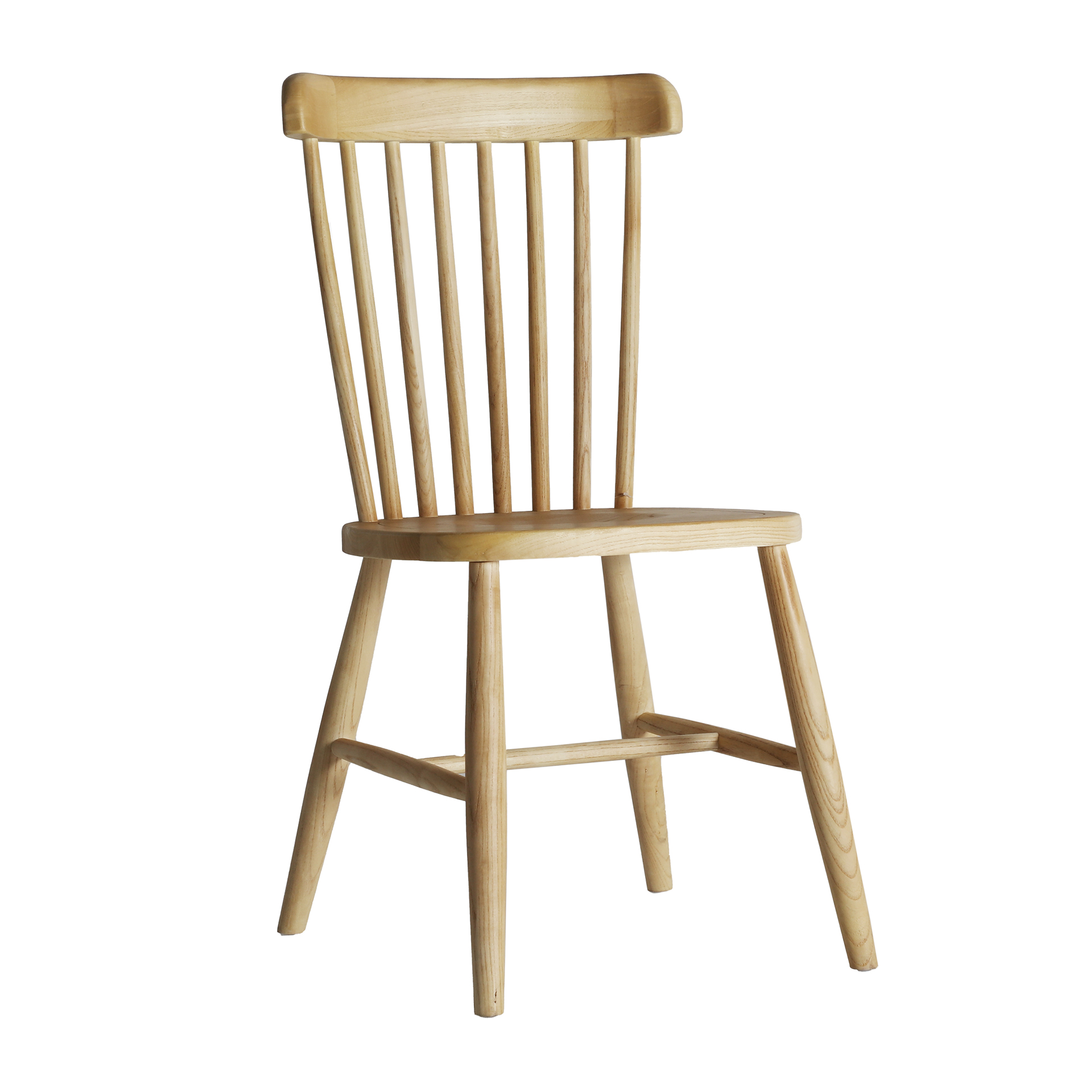chaise en bois d´orme marron 48x46x91 cm