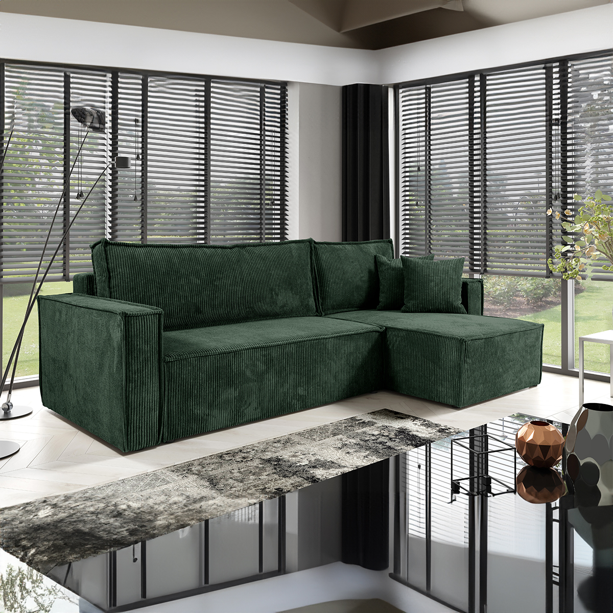 Produit similaire: ezekiel - Canapé convertible Vert