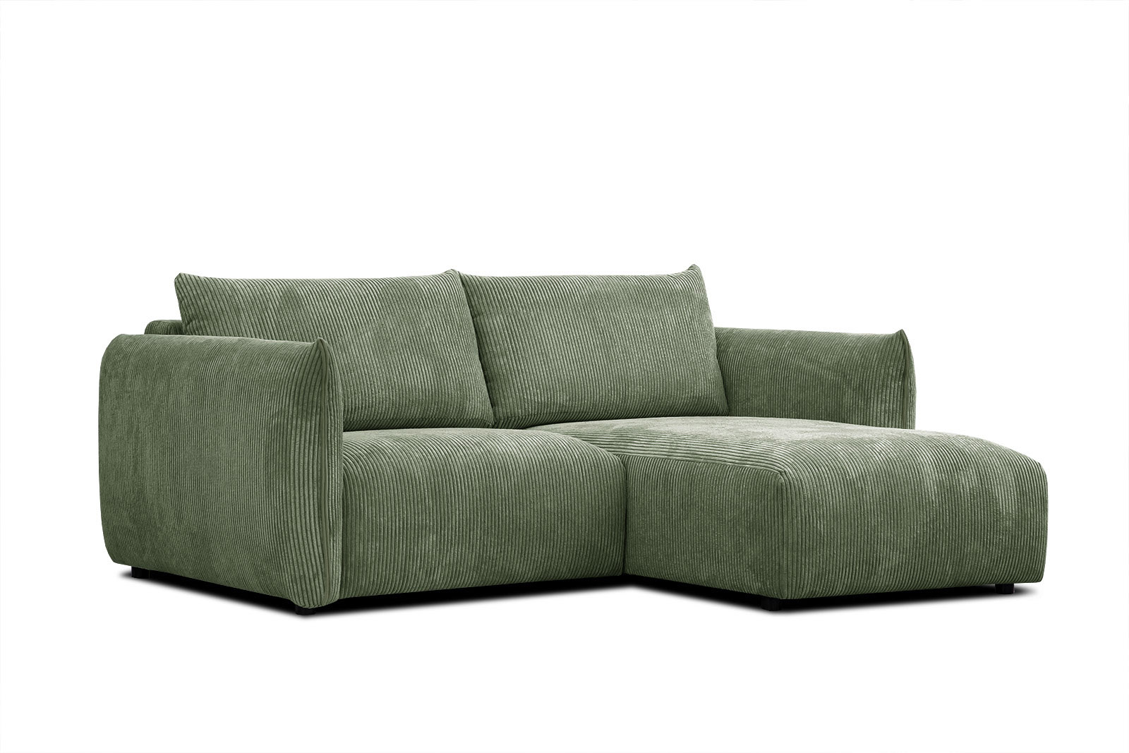 Canapé d'angle 3 places Luxe Confort Vert