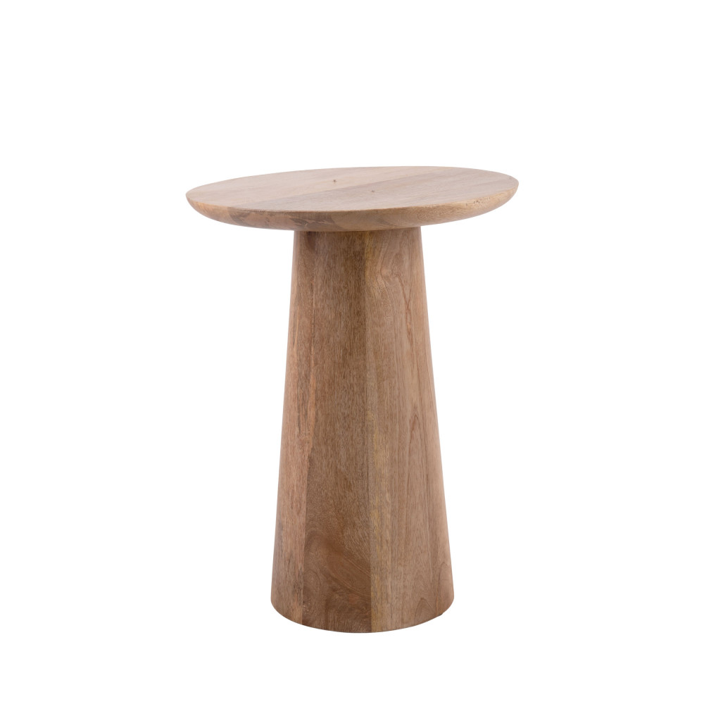 table d'appoint en bois de manguier d35,5cm bois clair