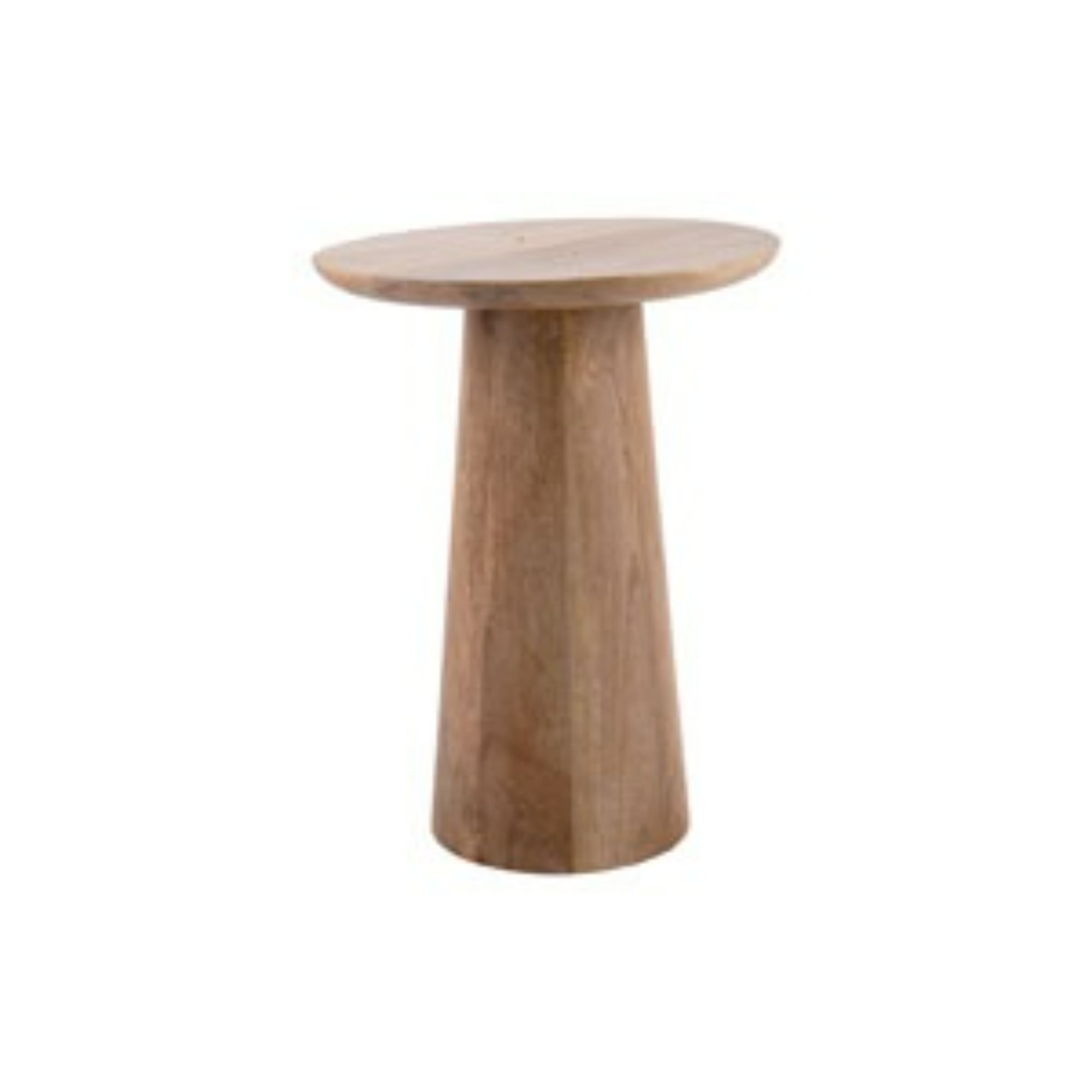 Table d’appoint en bois de manguier ø35,5cm – Bois clair