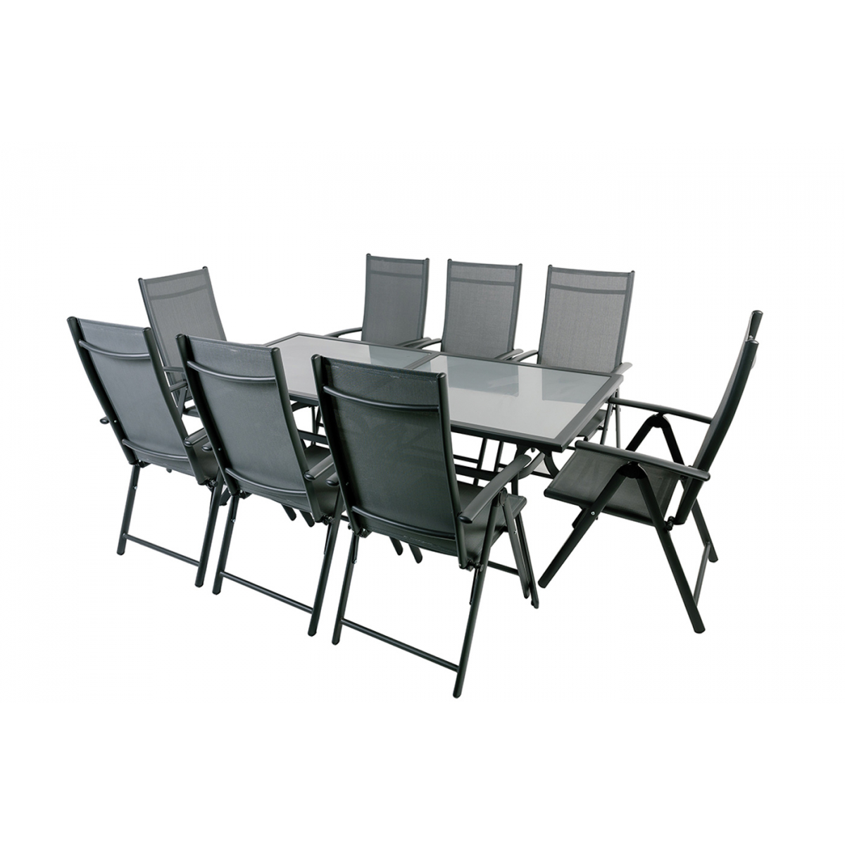 Ensemble De Repas 8 Personnes Salta" - Aluminium"