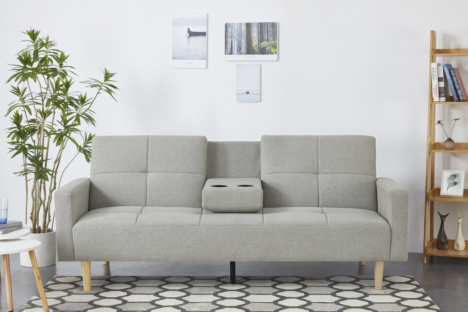 oslo - Canapé convertible Gris - Vue supplémentaire 2