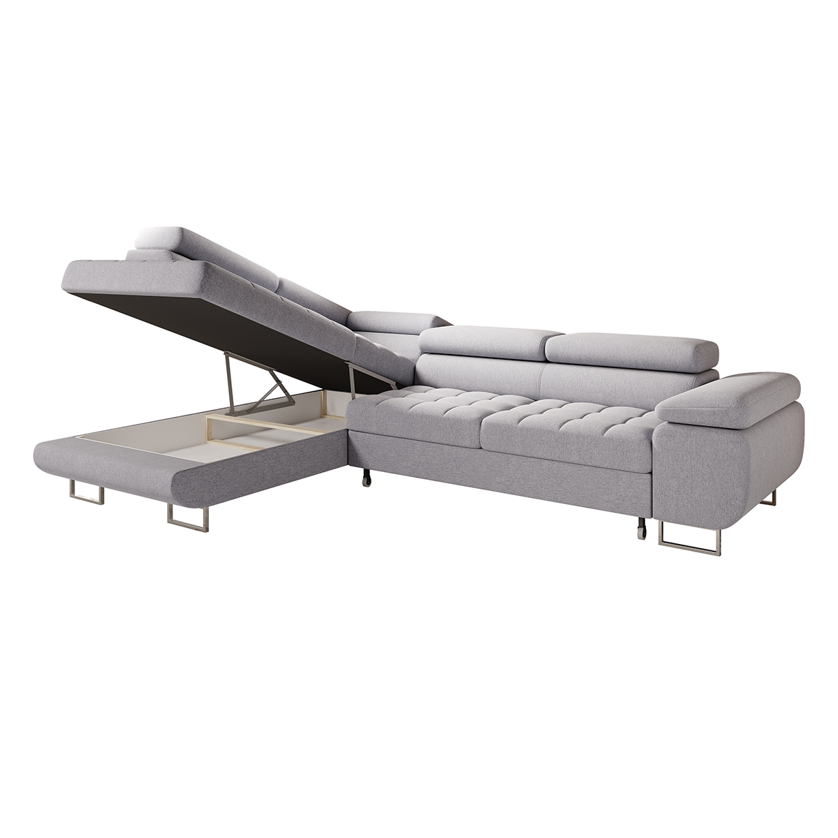 eden - Canapé relax convertible Gris - Vue supplémentaire 2