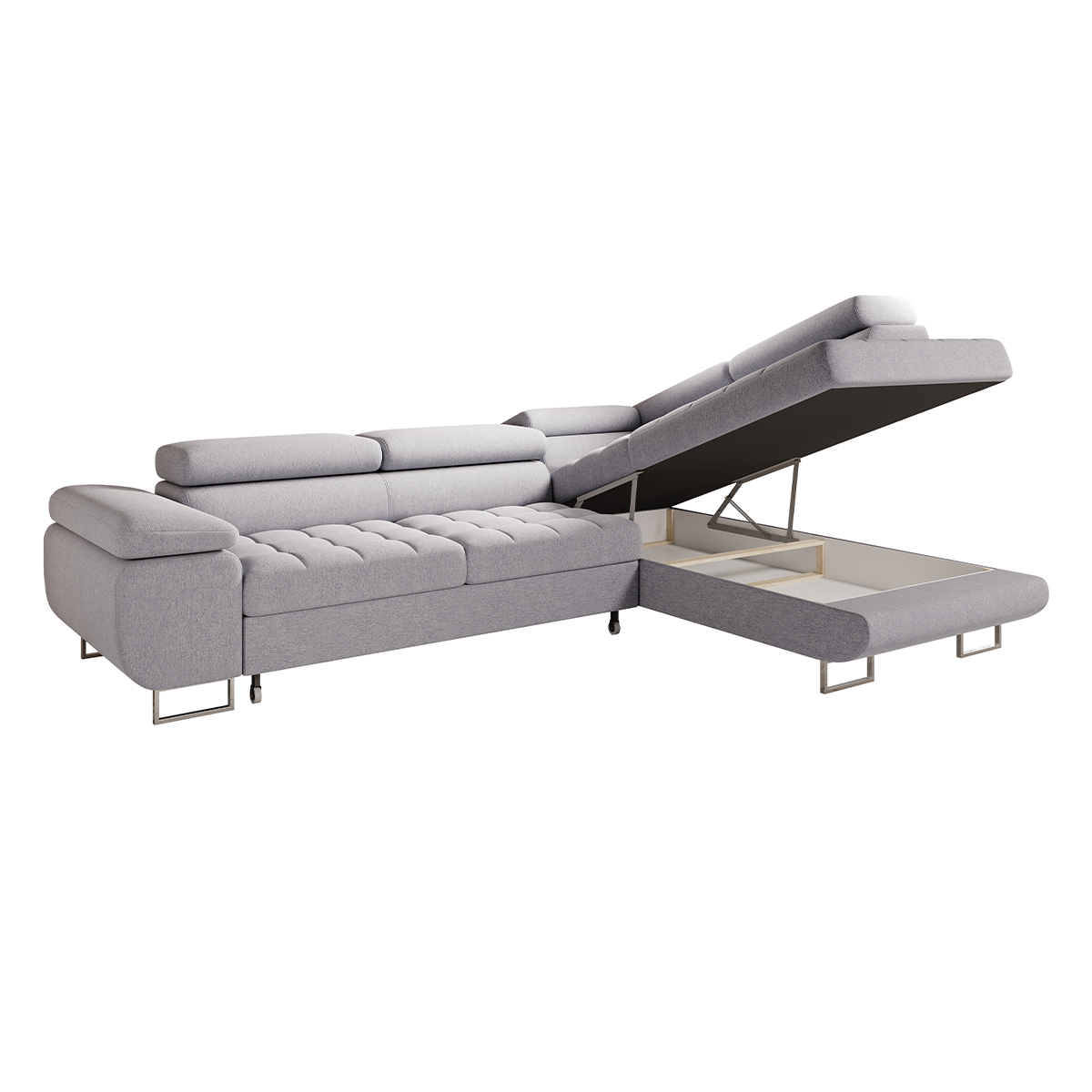 eden - Canapé relax convertible Gris - Vue supplémentaire 2
