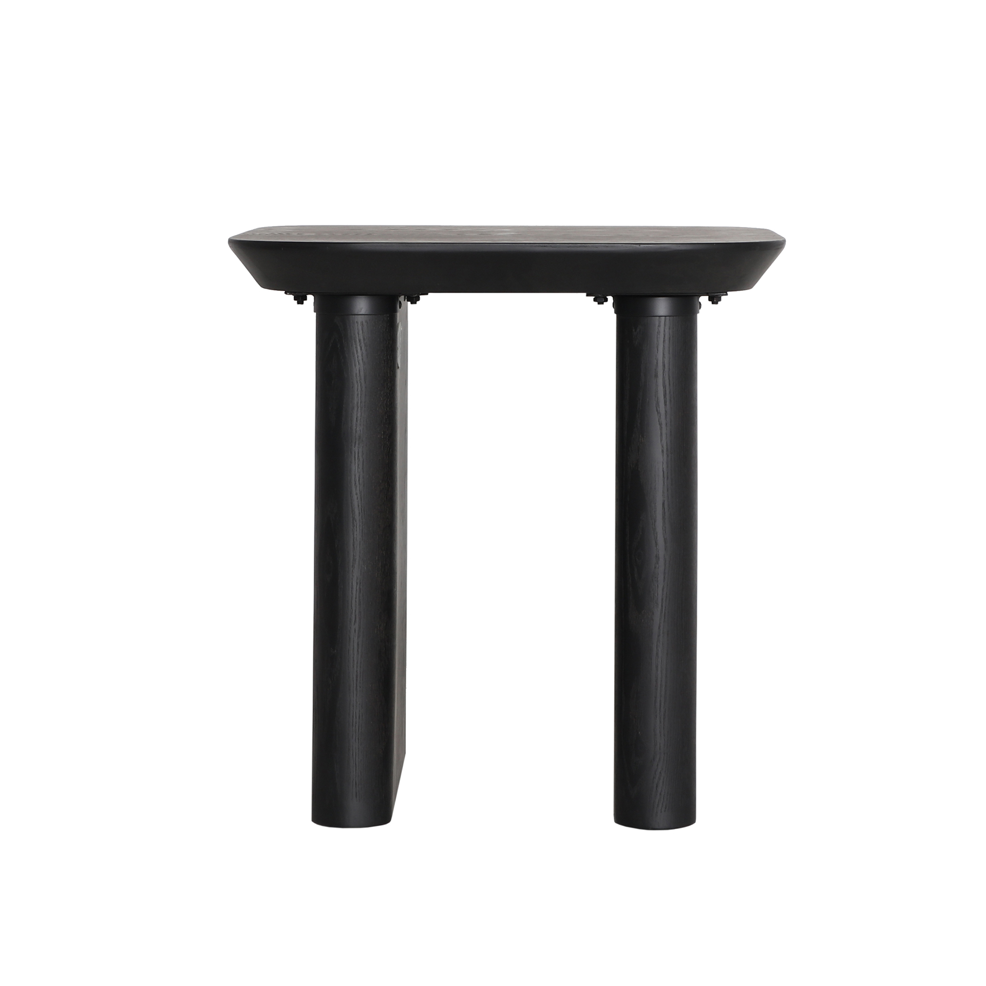Table basse en bois de sapin noir 58x58x61 cm