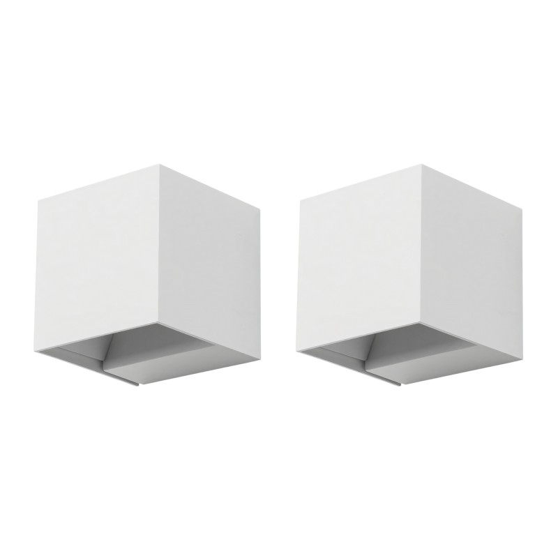 Applique Extérieure LED (2 pcs) Lumière Modulable 4000K Blanc Rex