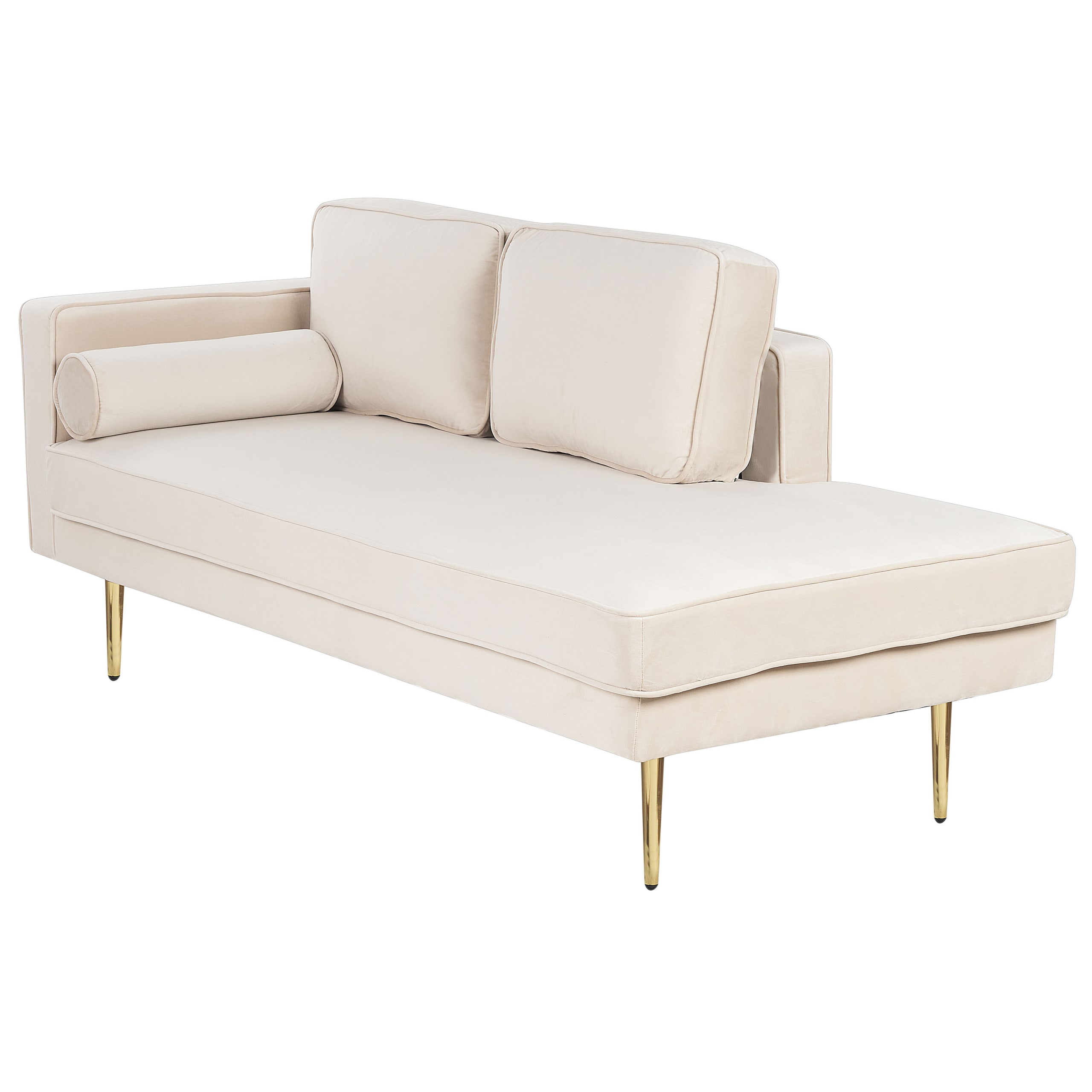 miramas - Canapé velours Beige - Vue supplémentaire 2