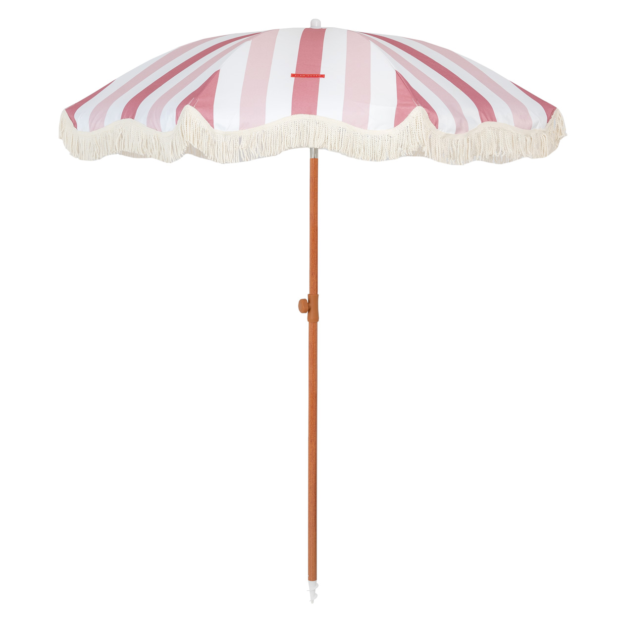 Grand Parasol Polyester 210x170cm Rose