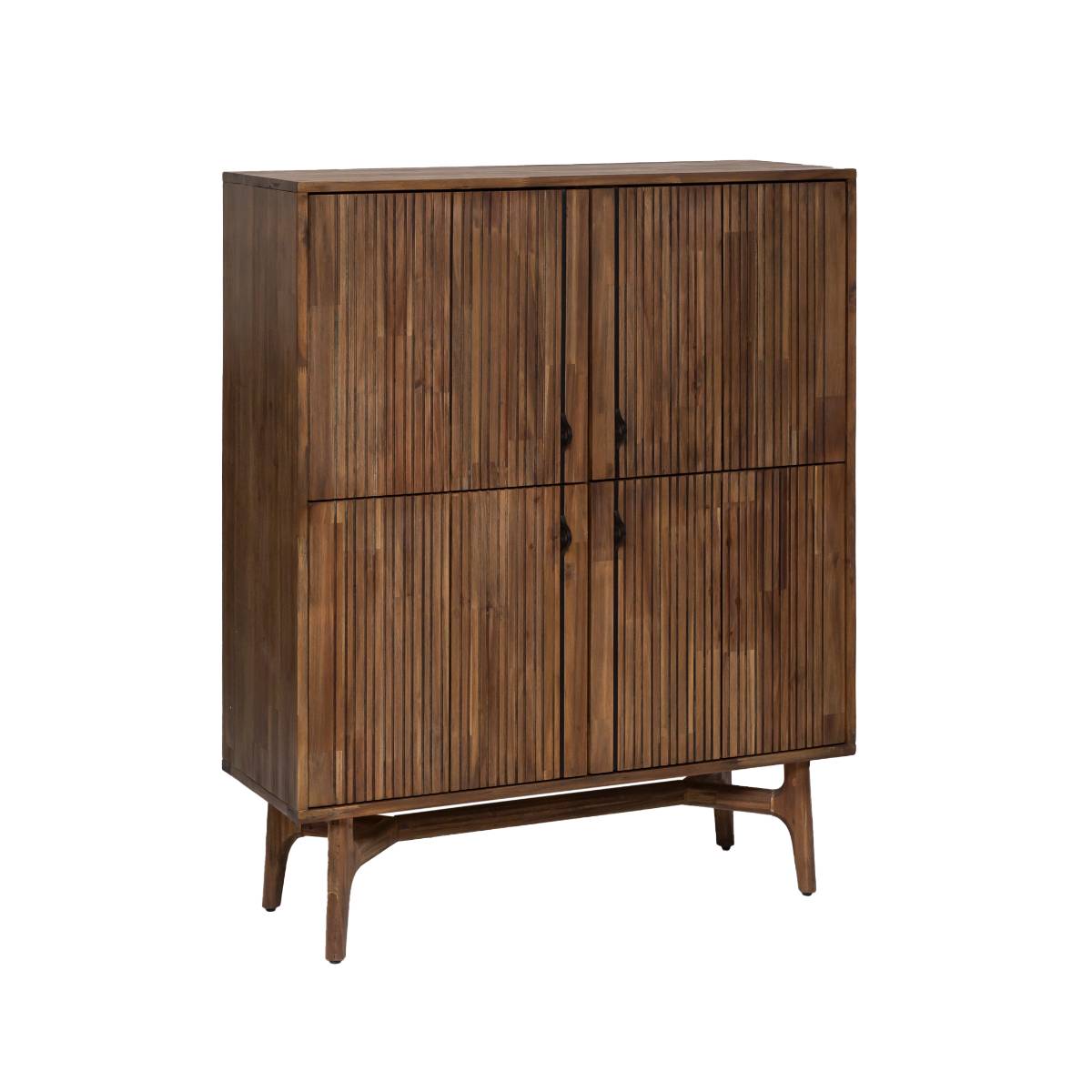 Buffet en bois marron 108 cm