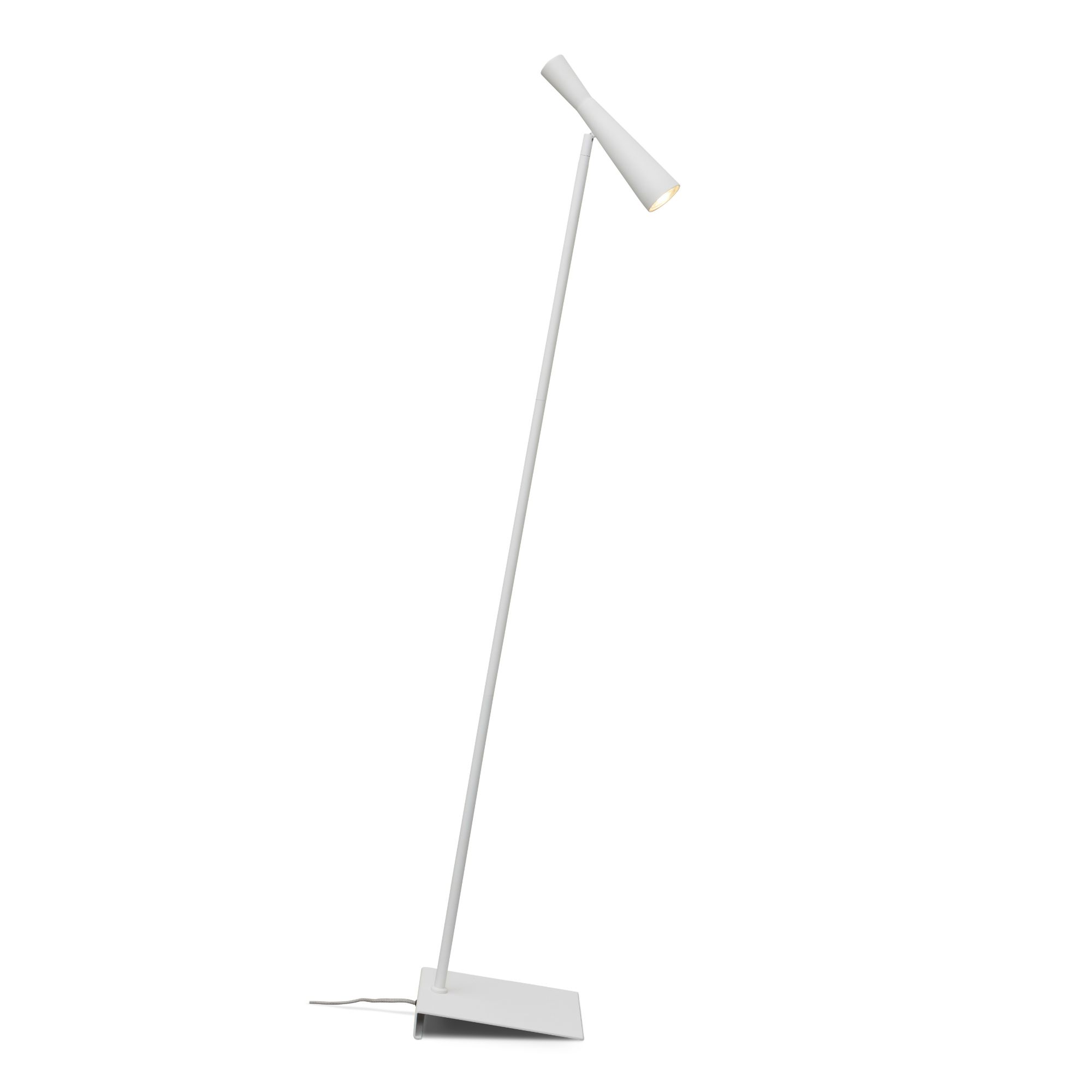 Lampadaire fer h145cm blanc