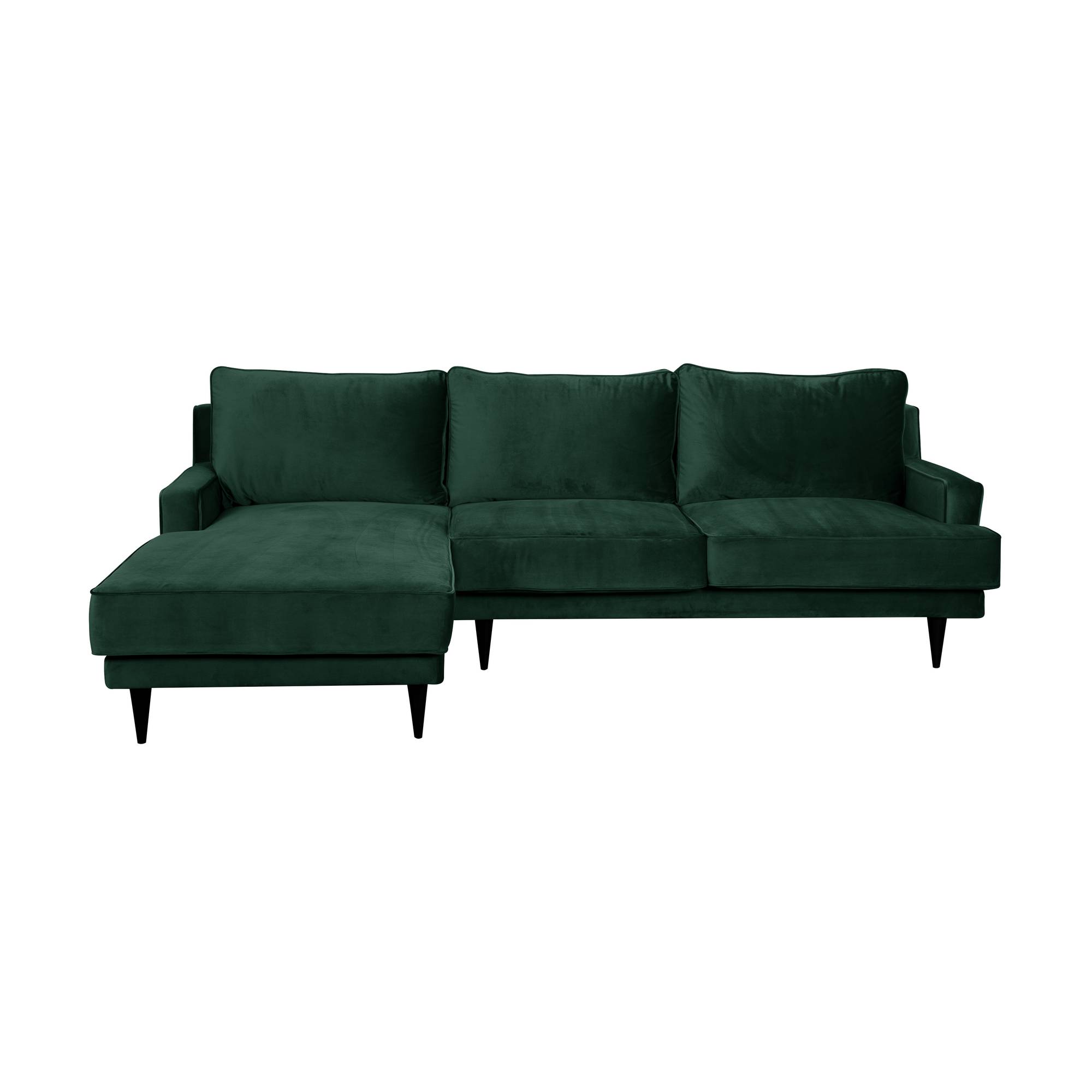 Canapé d'angle Tissu Design Confort Vert