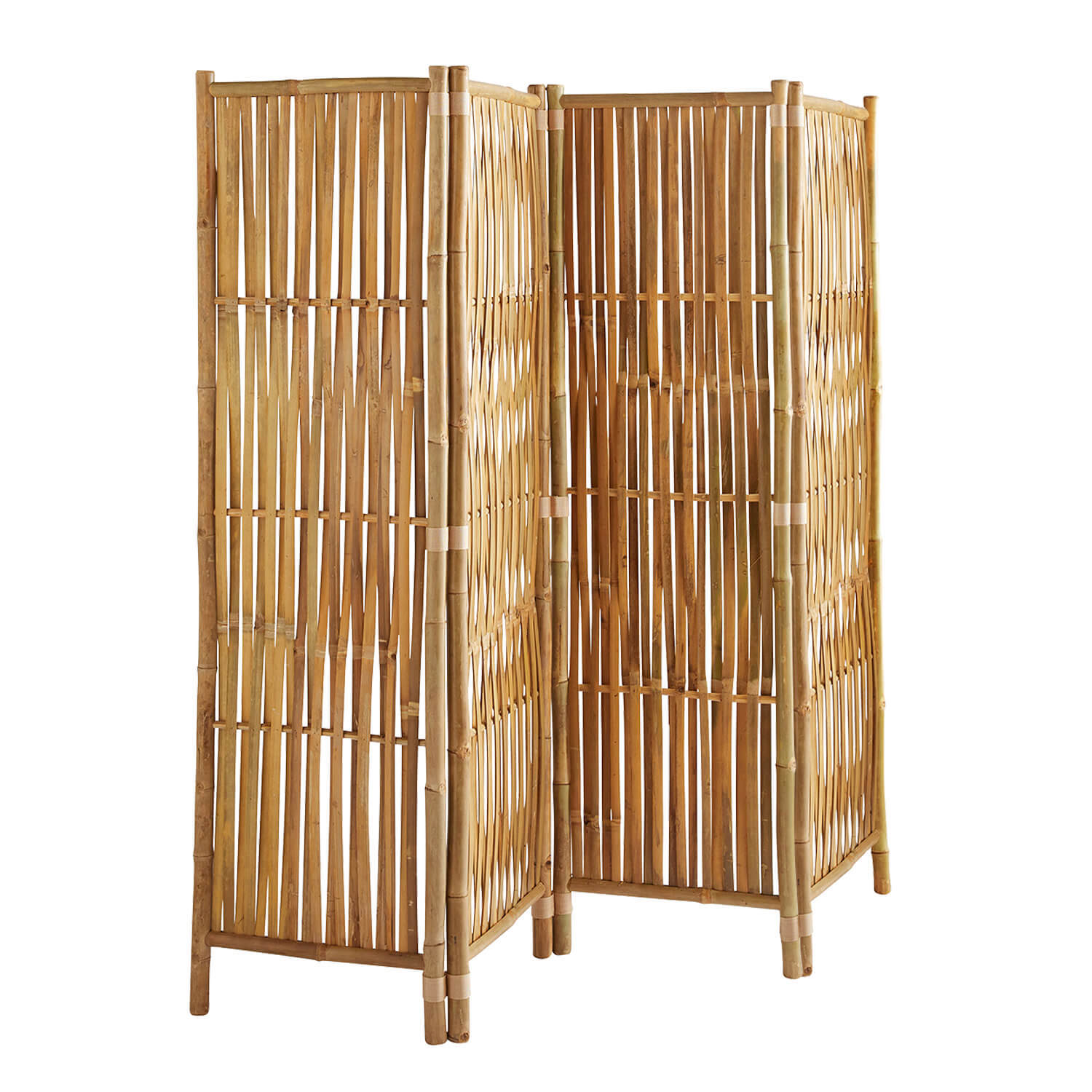 paravent en bambou naturel 180x160cm