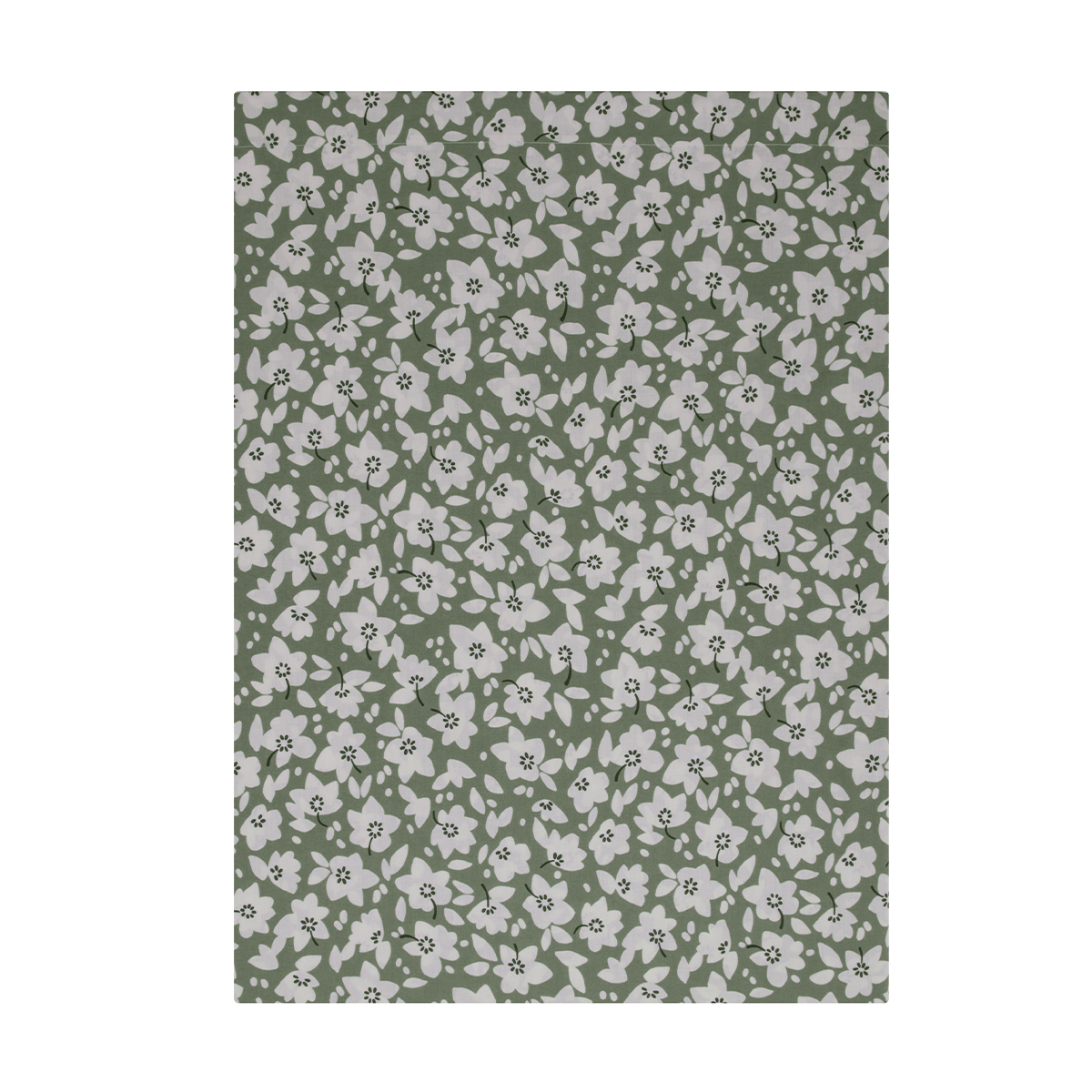 drap plat imprimé en lyocell vert 240x300 cm