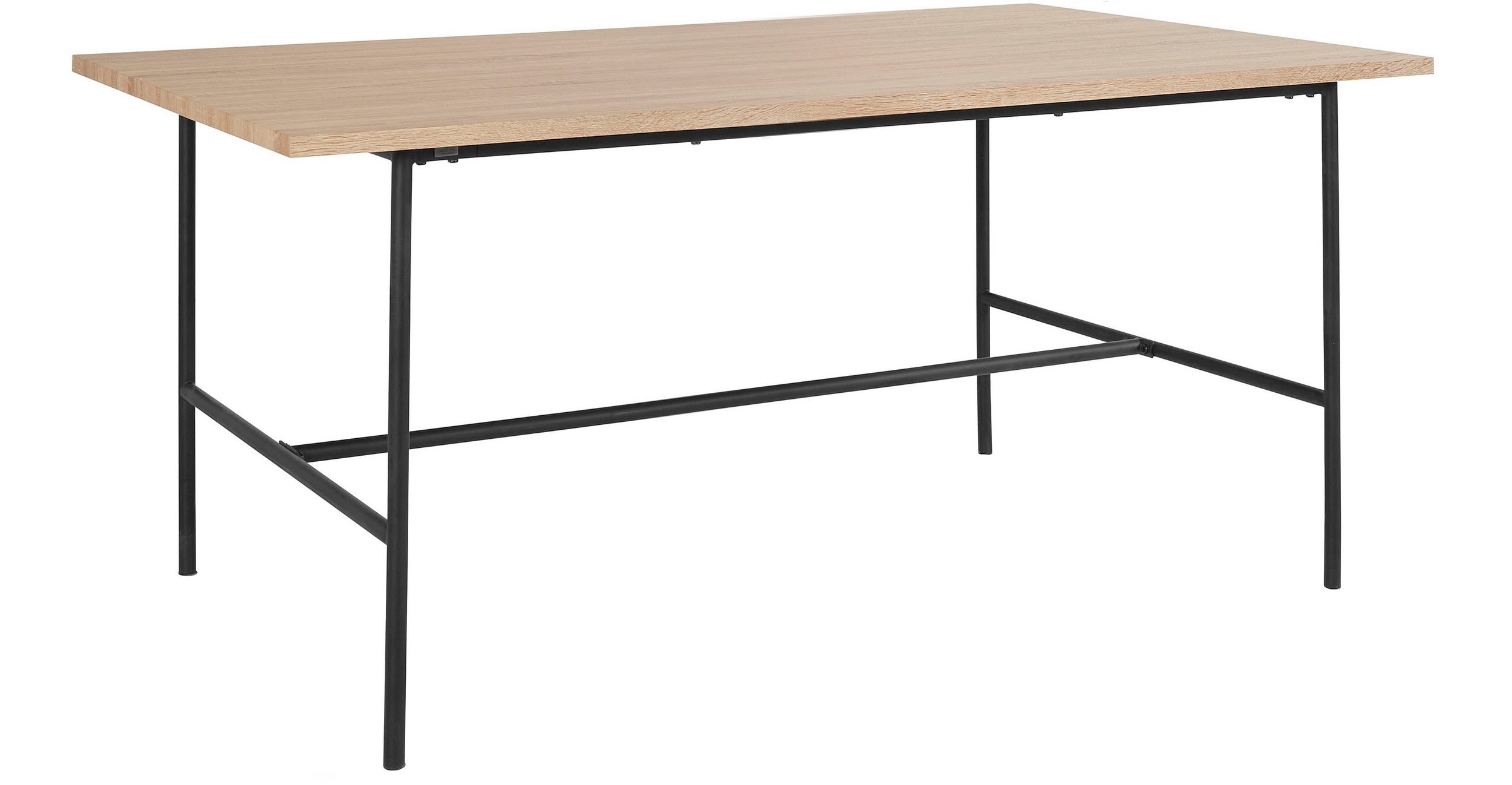 Table à manger en effet chêne noir 8 personnes L180