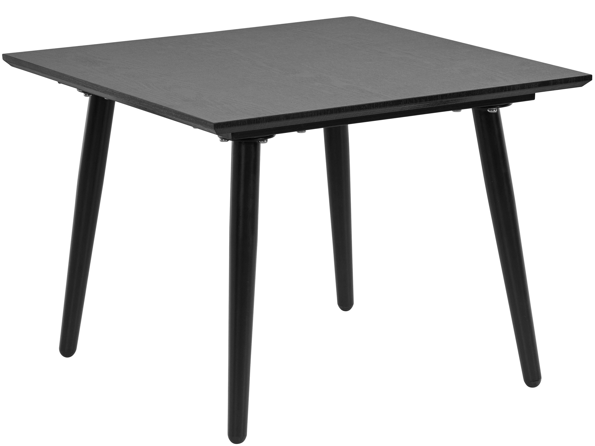 Table d’appoint en mélaminé noir