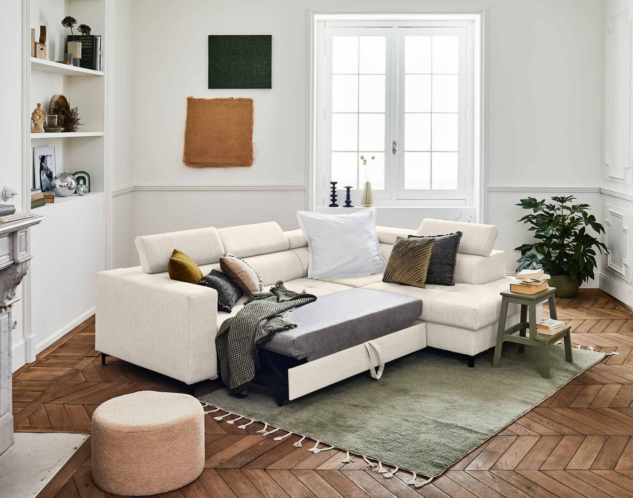 olinda - Canapé relax convertible Beige - Vue supplémentaire 2