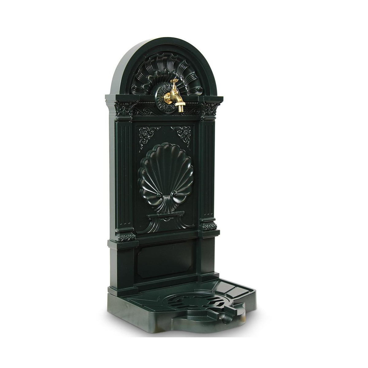 Fontaine de Jardin Aluminium Vert 39x33x82.5cm