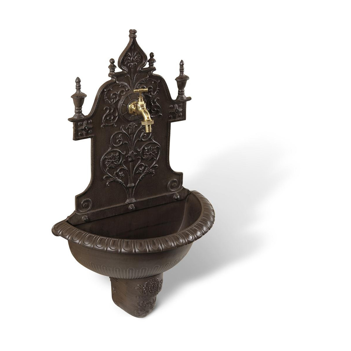 Fontaine de Jardin Aluminium Marron 44x22.5x77.5cm