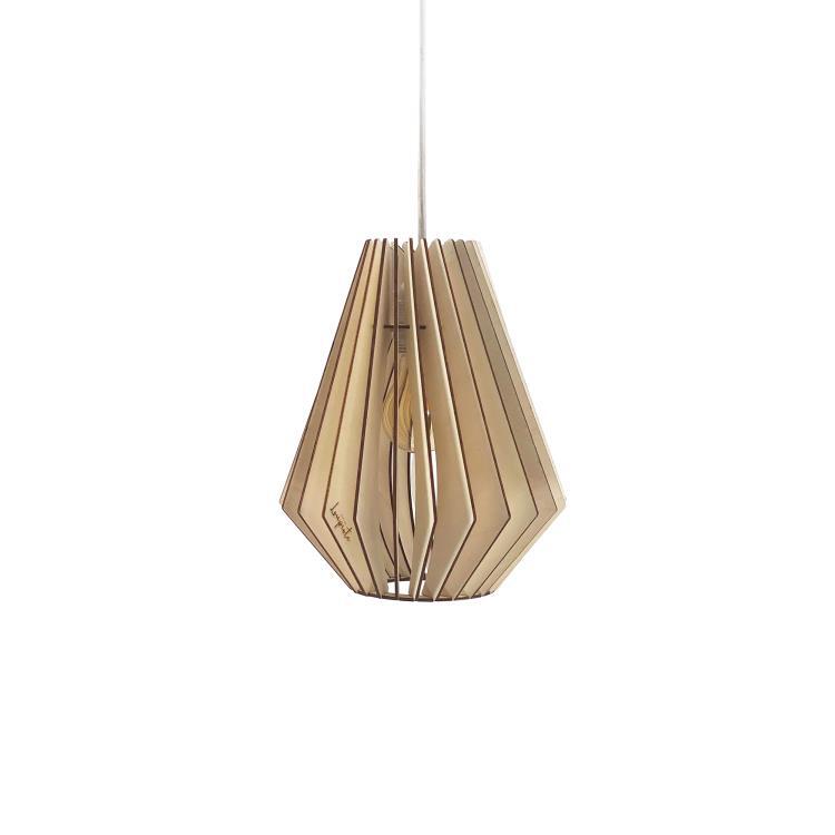 Suspension bois fsc diamètre 21cm bois