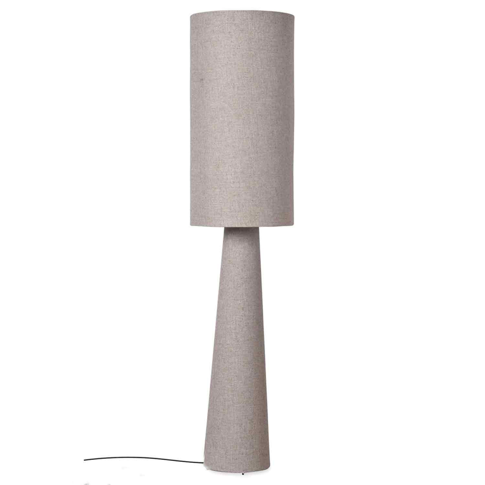 lampadaire en lin épais papier naturel 130