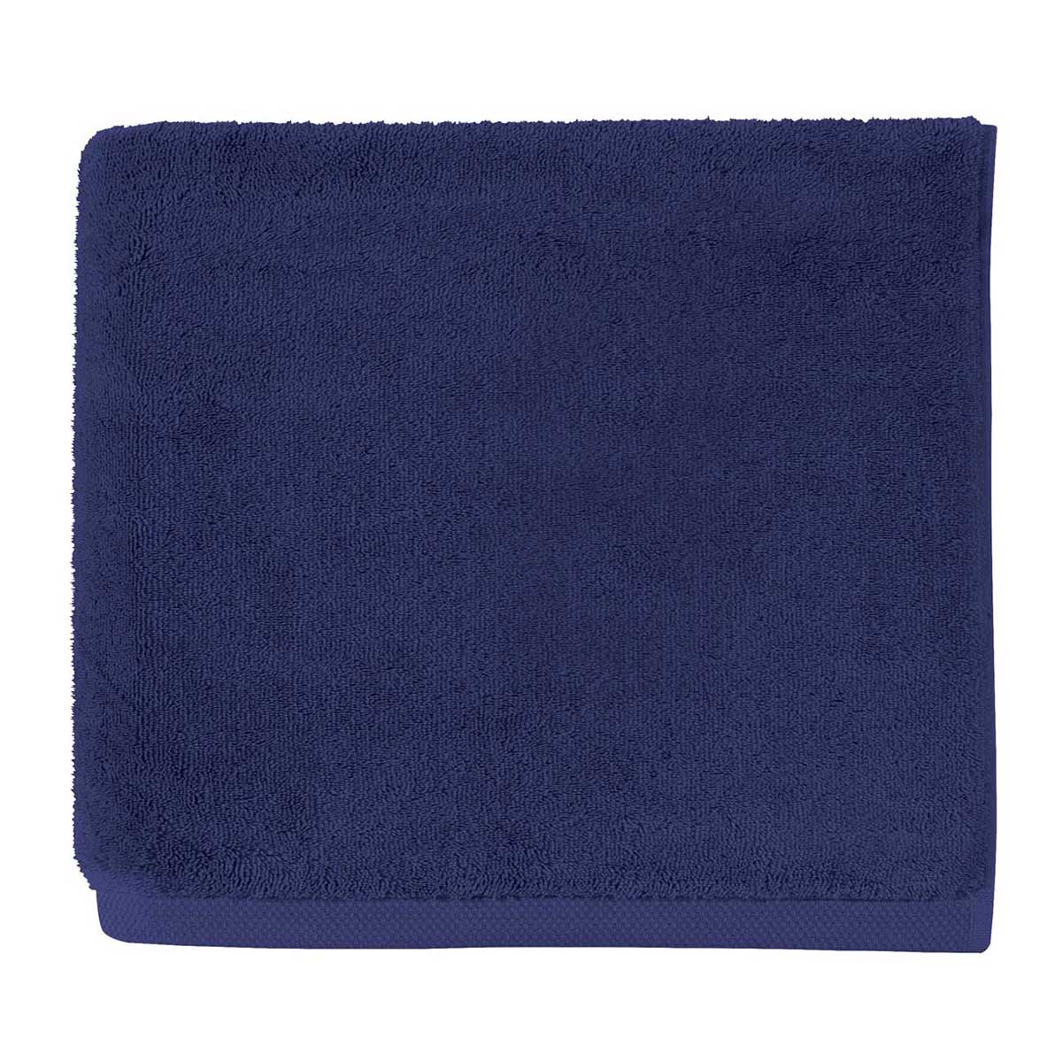 drap de bain en coton bio bleu 100x160
