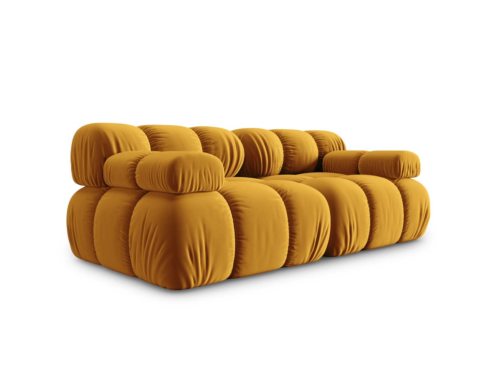 bellis - Canapé velours Jaune - Vue supplémentaire 2