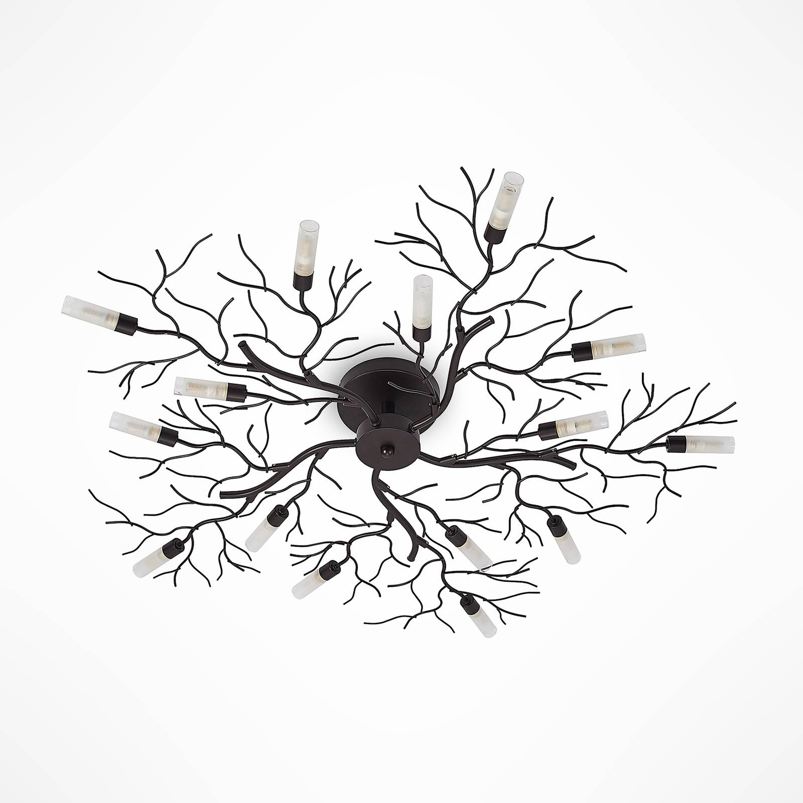 Plafonnier en Métal Marron