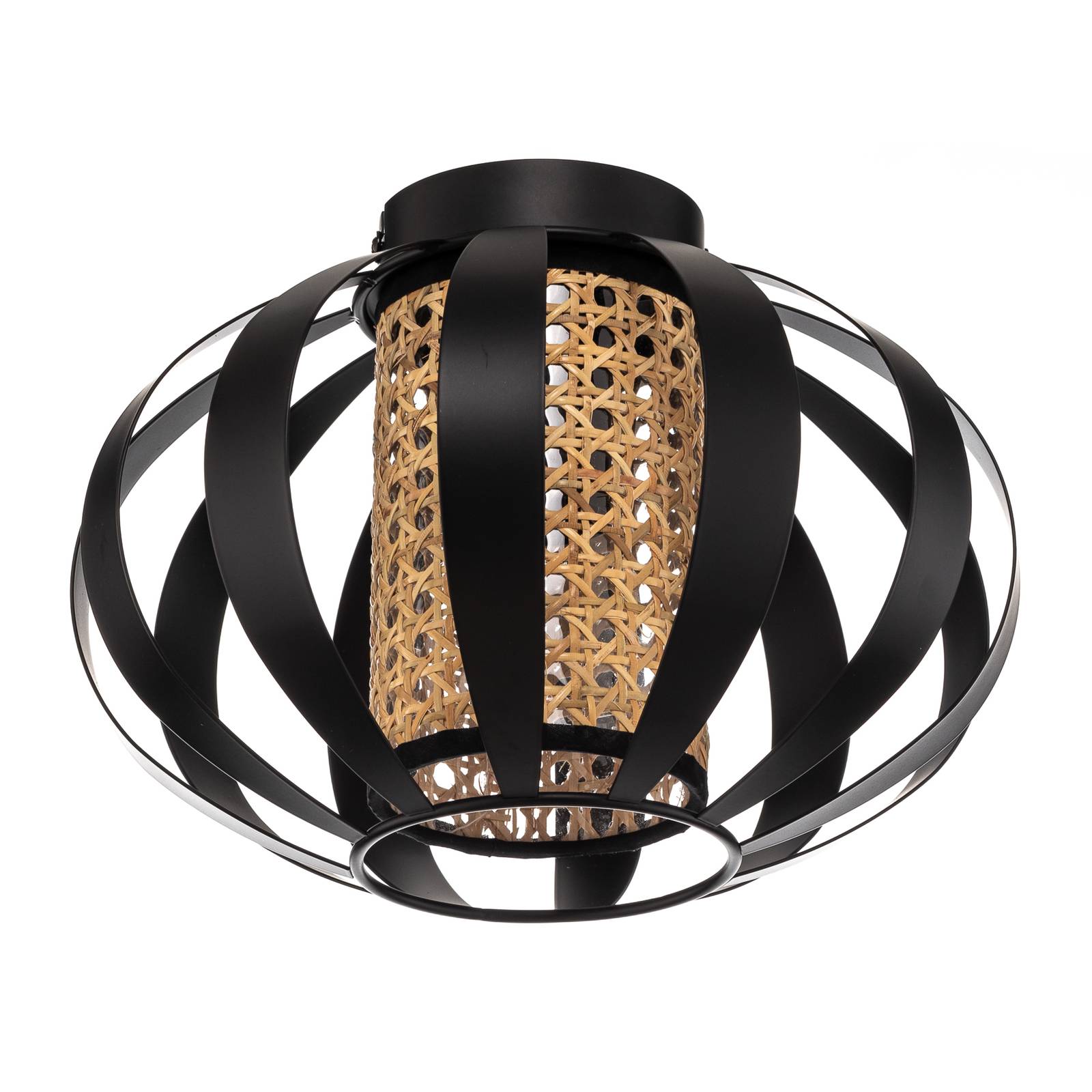 Plafonnier en Métal Noir