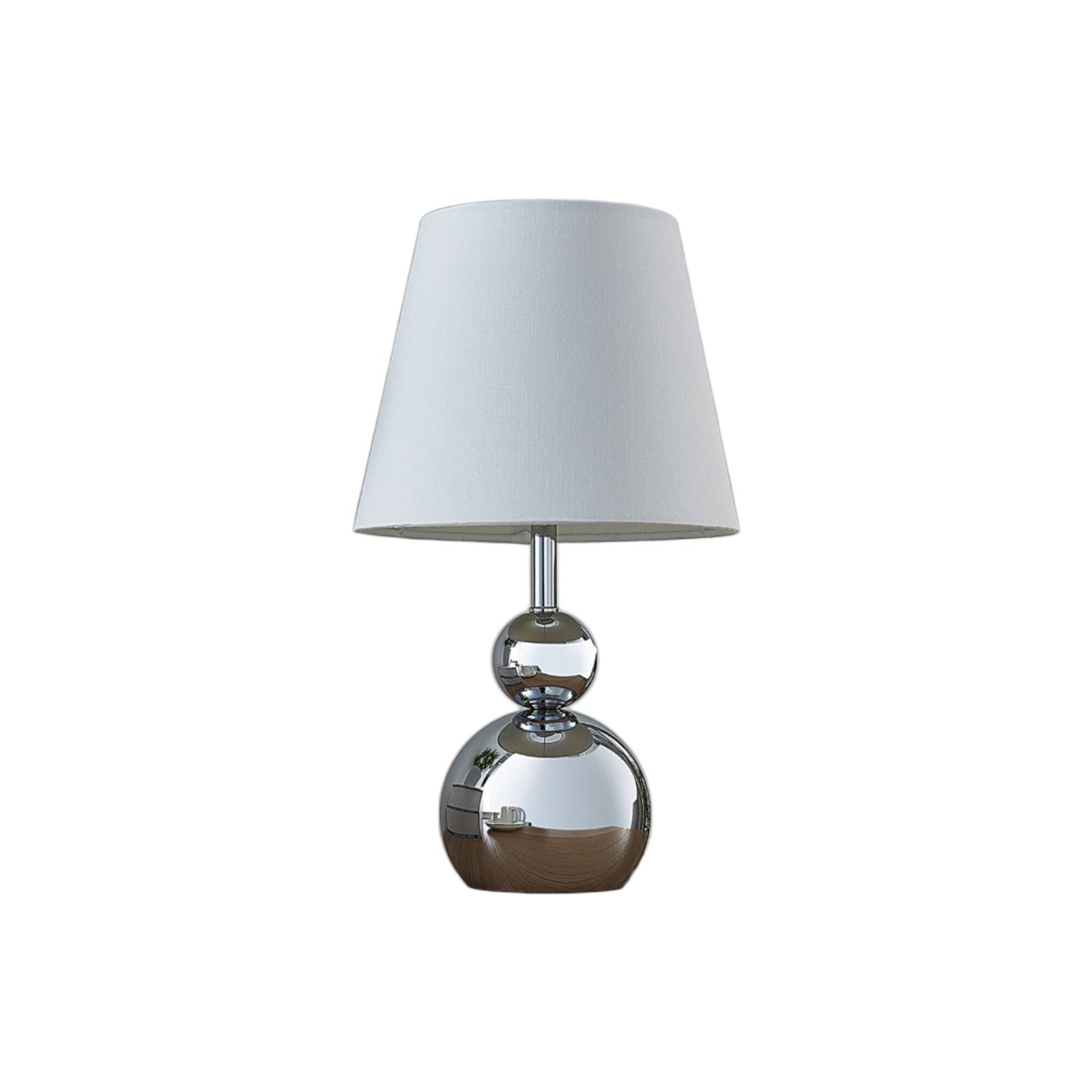 Lampe à poser en Textile Blanc